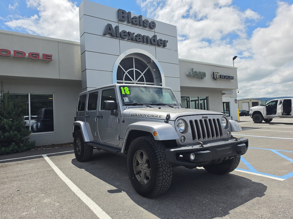Used 2018 Jeep Wrangler JK Unlimited Unlimited Sport 4x4 SUV