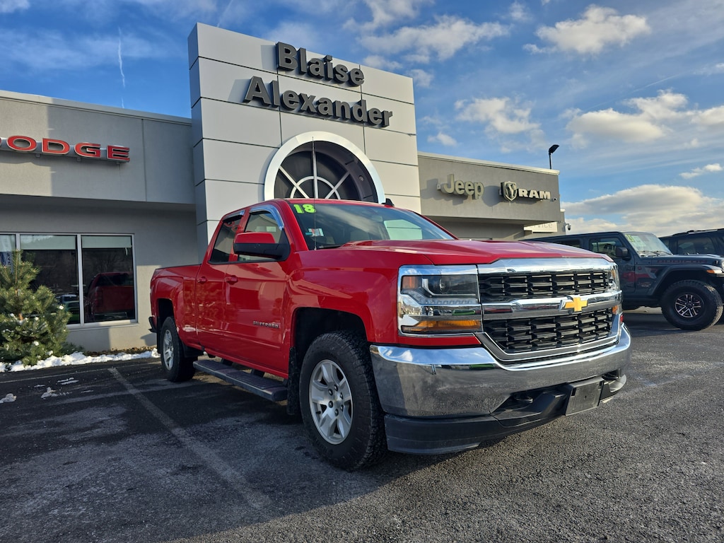 Used 2018 Chevrolet Silverado 1500 LT w/1LT Truck Double Cab