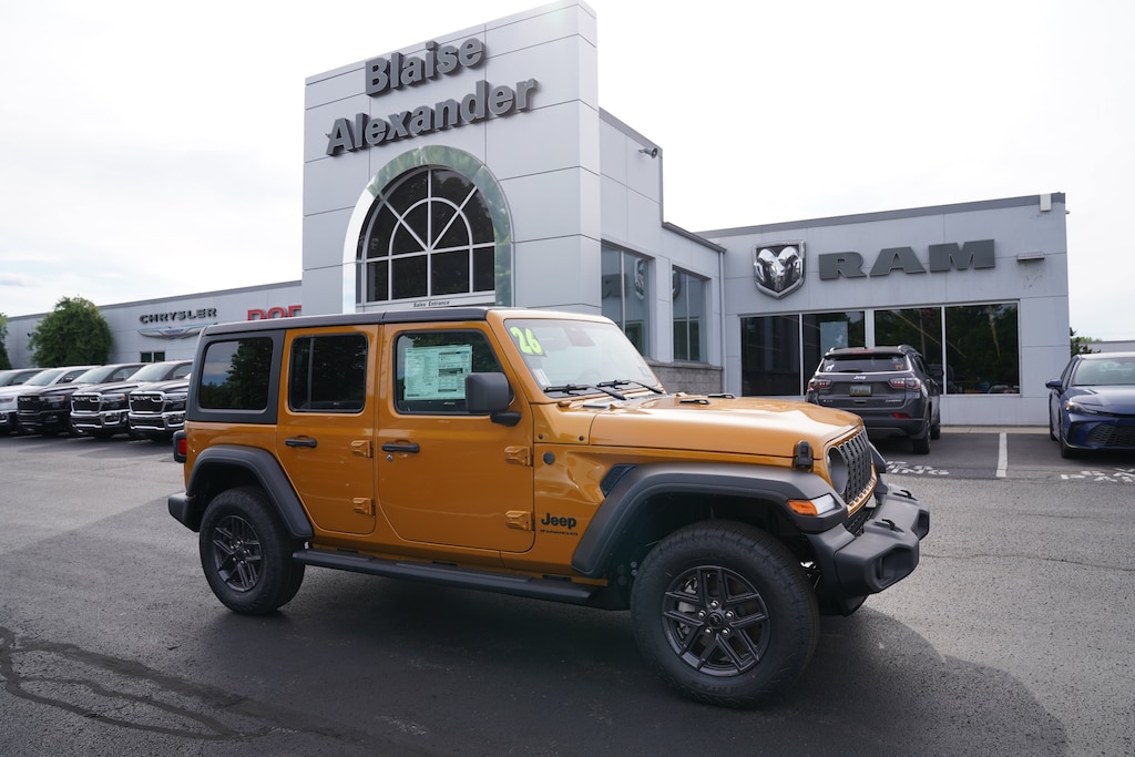 New 2026 Jeep Wrangler 4-DOOR SPORT S Sport Utility