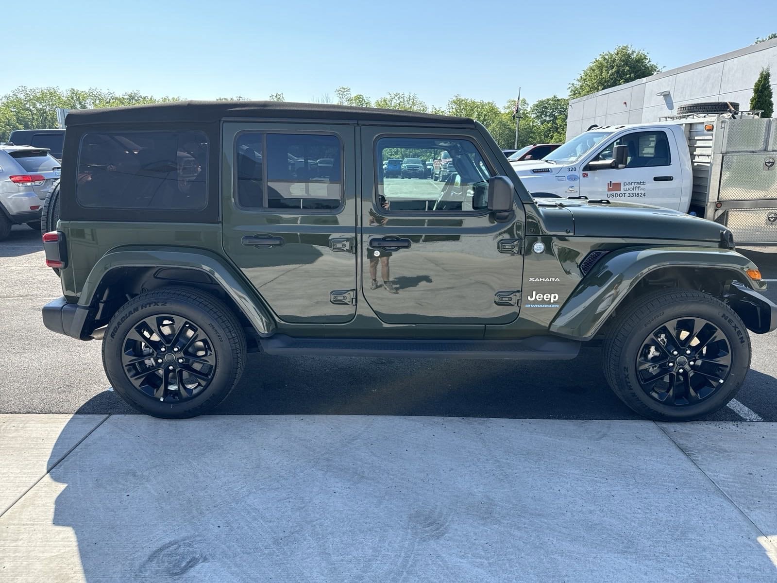 Used 2024 Jeep Wrangler 4xe Sahara 4XE with VIN 1C4RJXP69RW149380 for sale in Lewisburg, PA