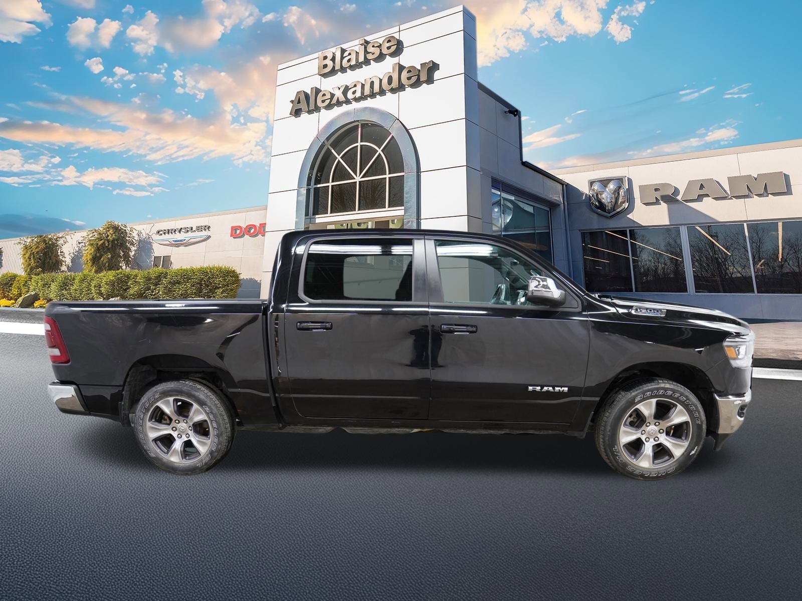 Used 2023 RAM Ram 1500 Pickup Laramie with VIN 1C6SRFJT9PN541613 for sale in Lewisburg, PA