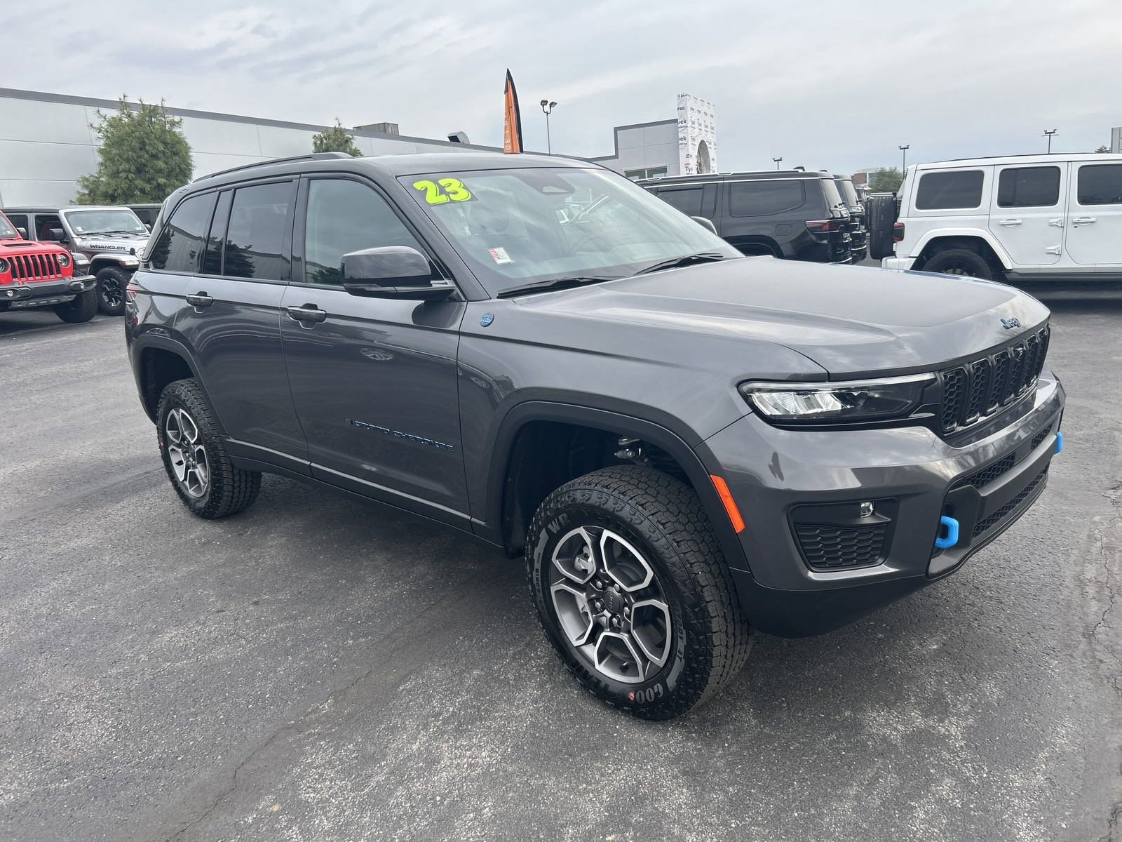 Used 2023 Jeep Grand Cherokee Trailhawk 4xe with VIN 1C4RJYC60P8883838 for sale in Lewisburg, PA