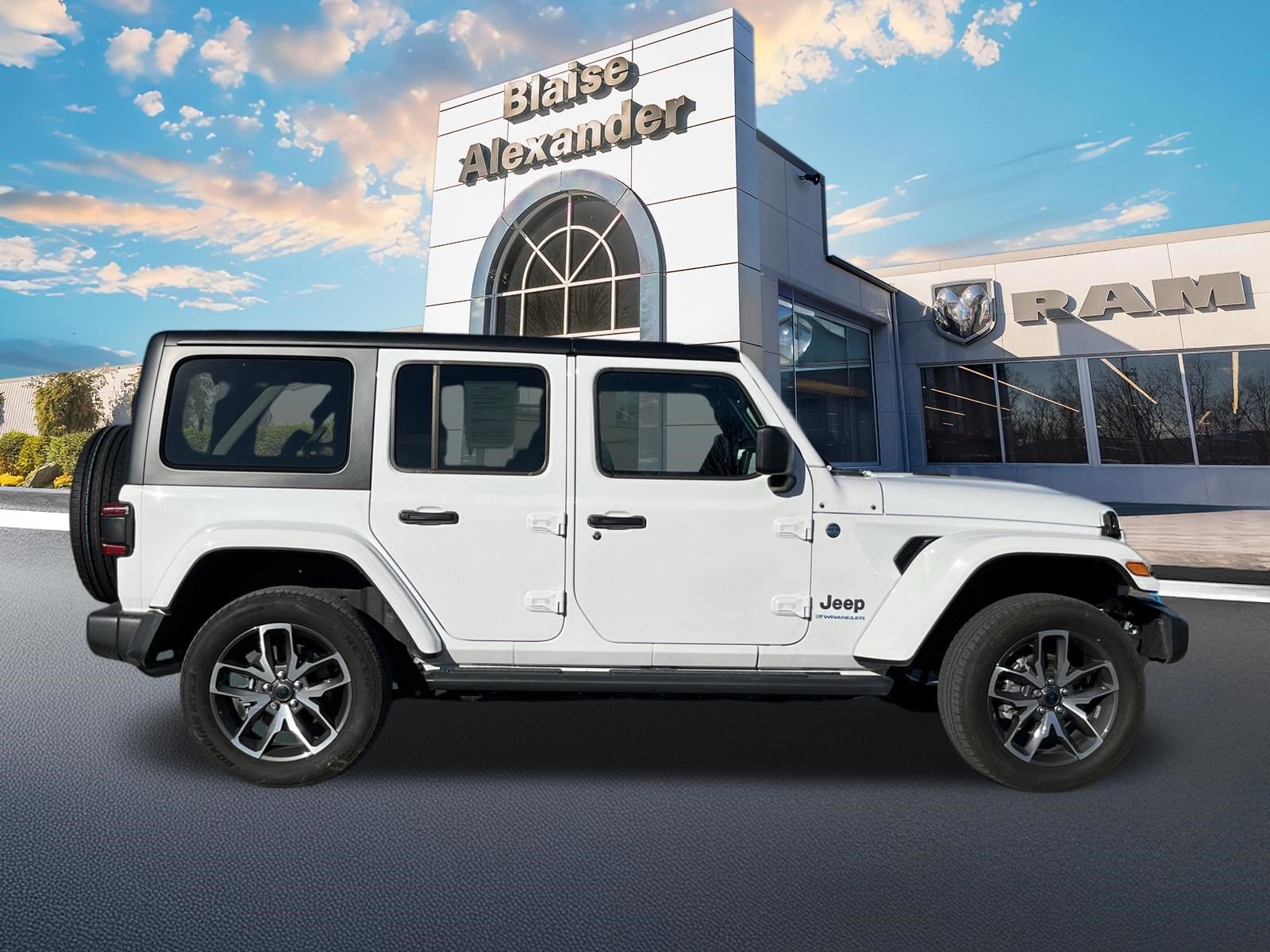 Used 2024 Jeep Wrangler 4xe Sports S 4XE with VIN 1C4RJXN6XRW158382 for sale in Lewisburg, PA