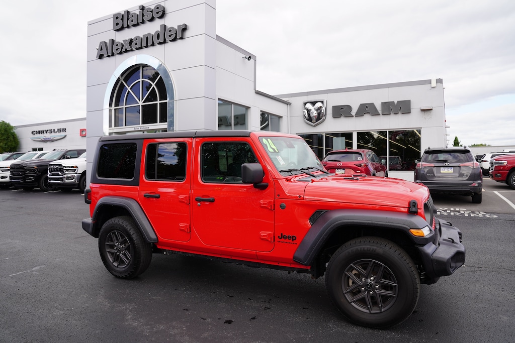Used 2024 Jeep Wrangler Sport S SUV
