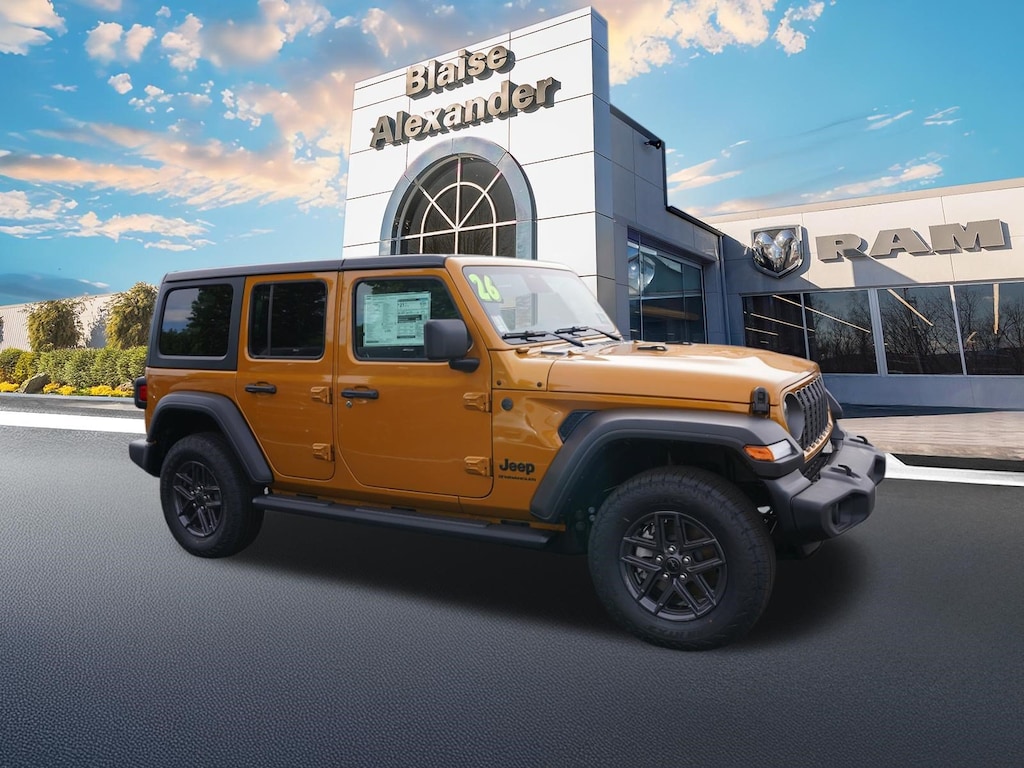 New 2026 Jeep Wrangler 4-DOOR SPORT S Sport Utility