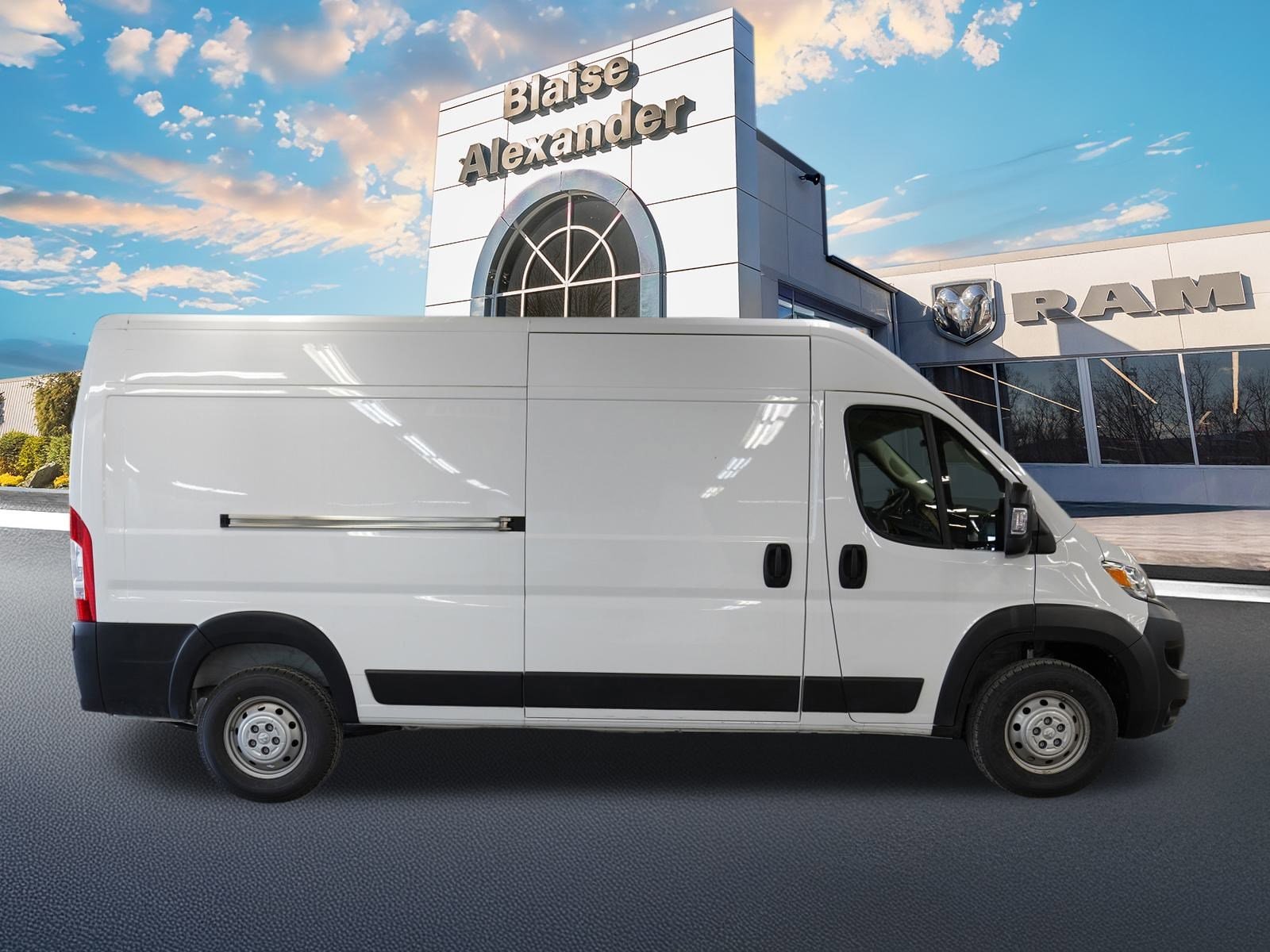 Used 2023 RAM ProMaster Cargo Van Base with VIN 3C6LRVDG0PE550394 for sale in Lewisburg, PA