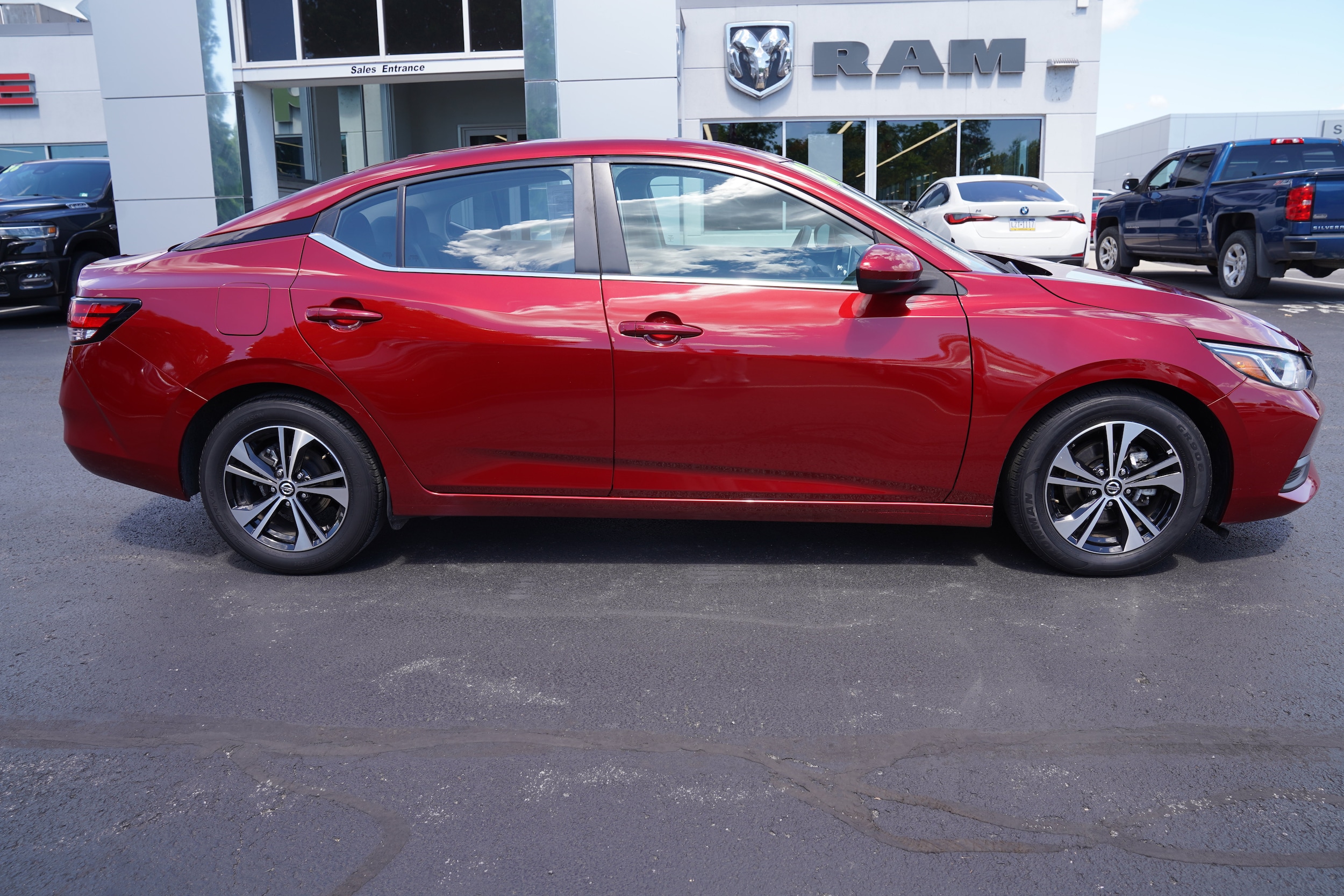 Used 2023 Nissan Sentra SV with VIN 3N1AB8CV8PY267717 for sale in Lewisburg, PA