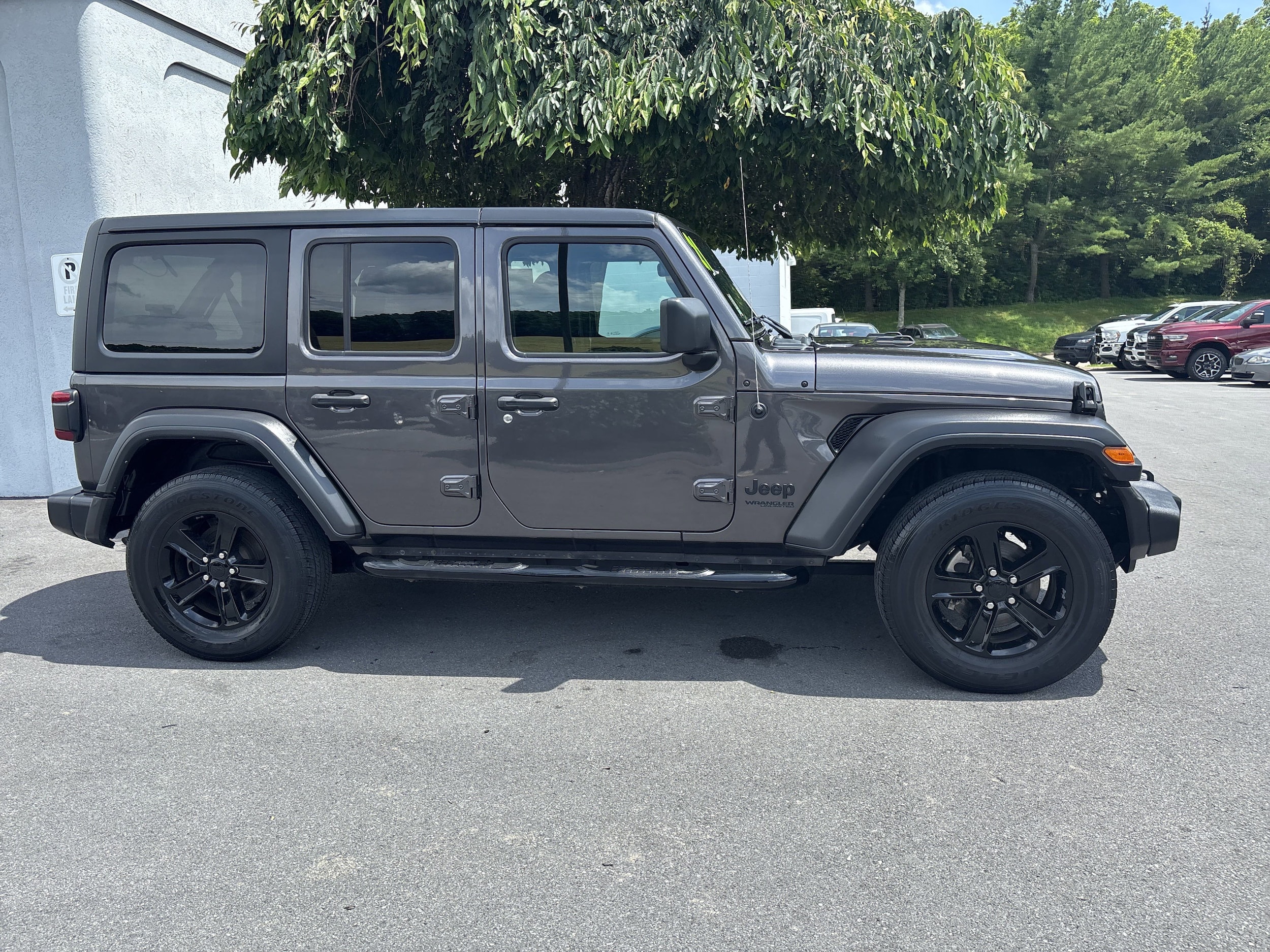 Used 2021 Jeep Wrangler Unlimited Altitude with VIN 1C4HJXDN1MW817107 for sale in State College, PA