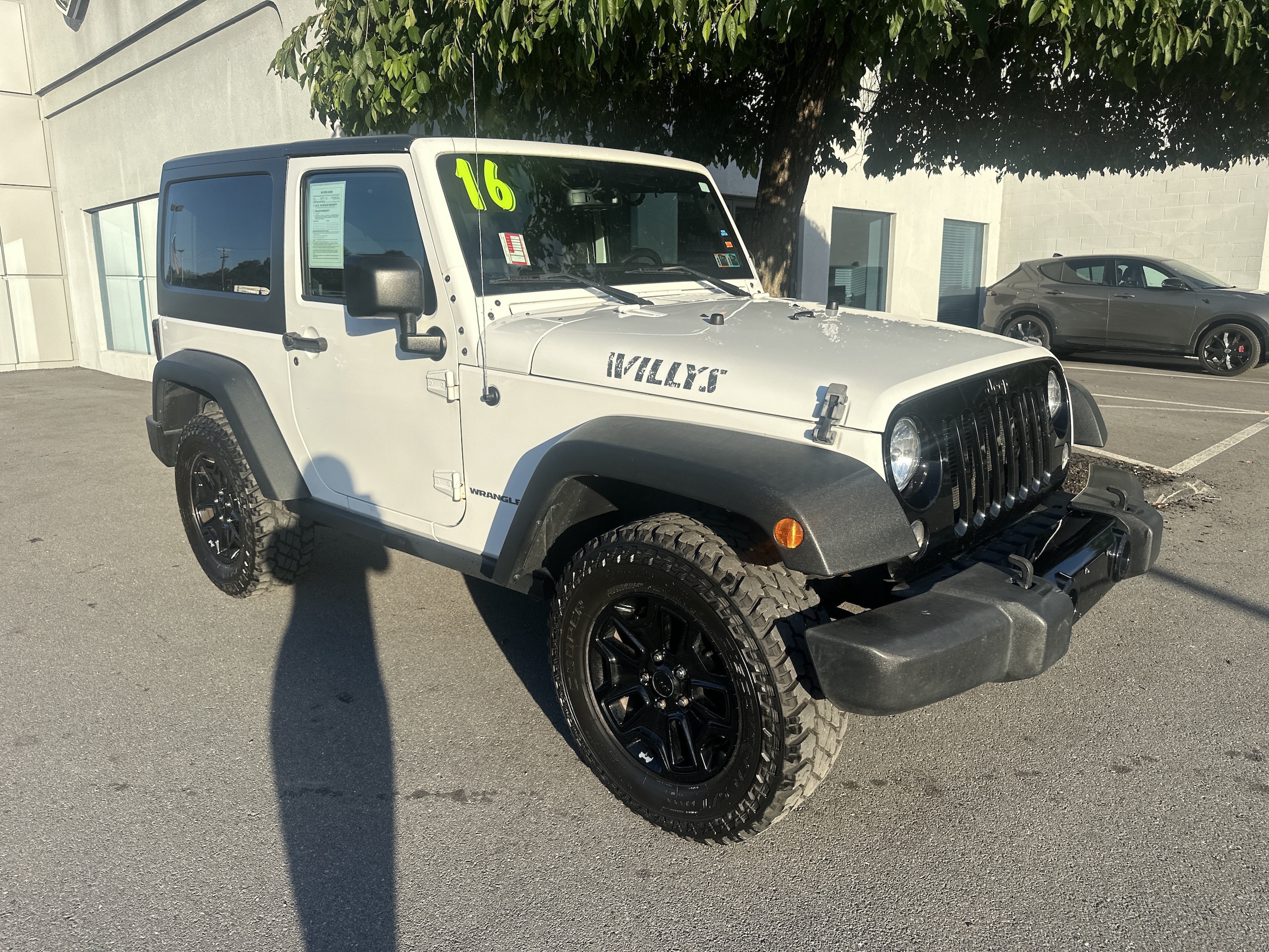 Used 2016 Jeep Wrangler Willys Wheeler with VIN 1C4AJWAG2GL114218 for sale in State College, PA