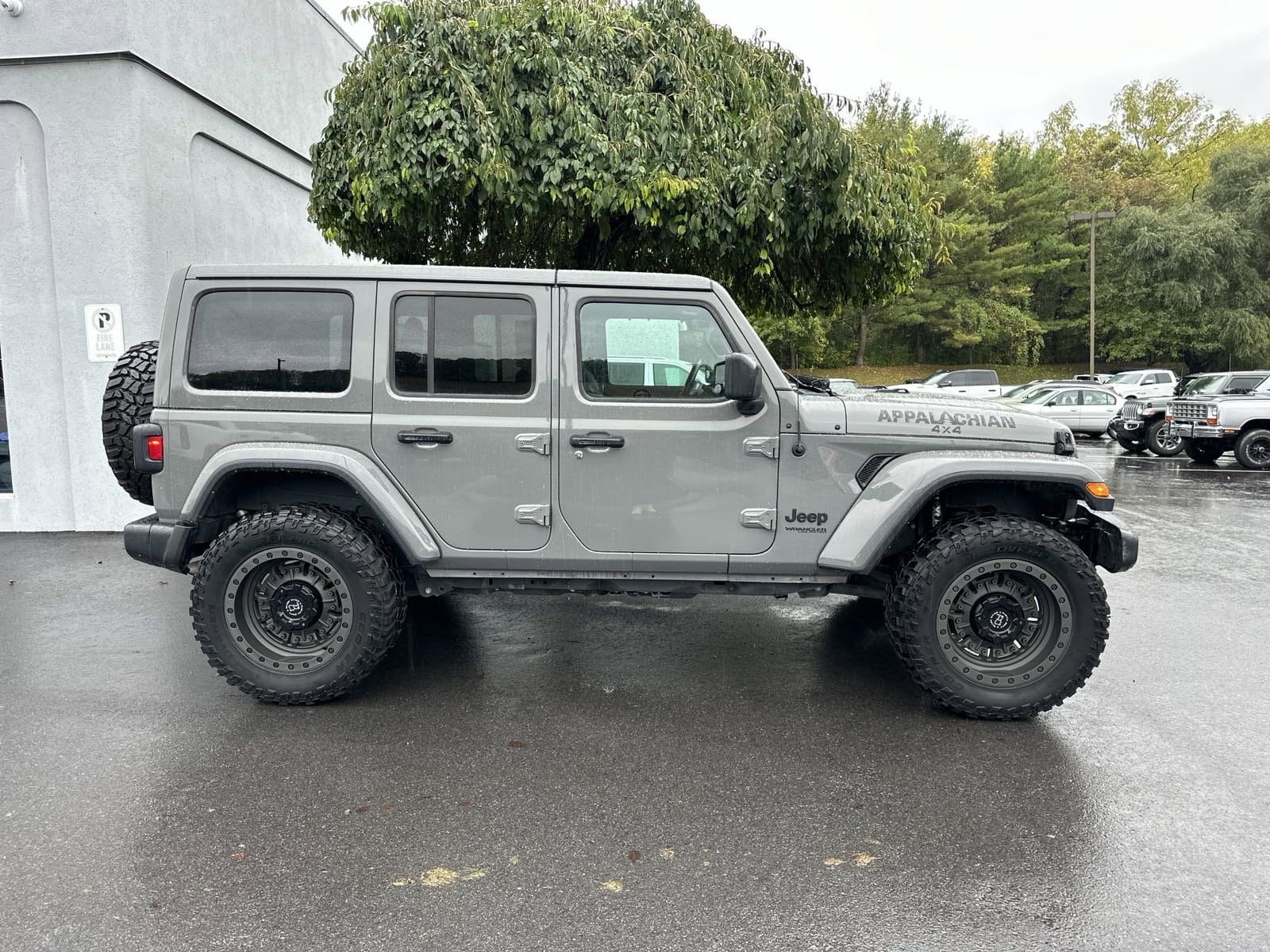 Used 2021 Jeep Wrangler Unlimited Sahara Altitude with VIN 1C4HJXENXMW866384 for sale in State College, PA