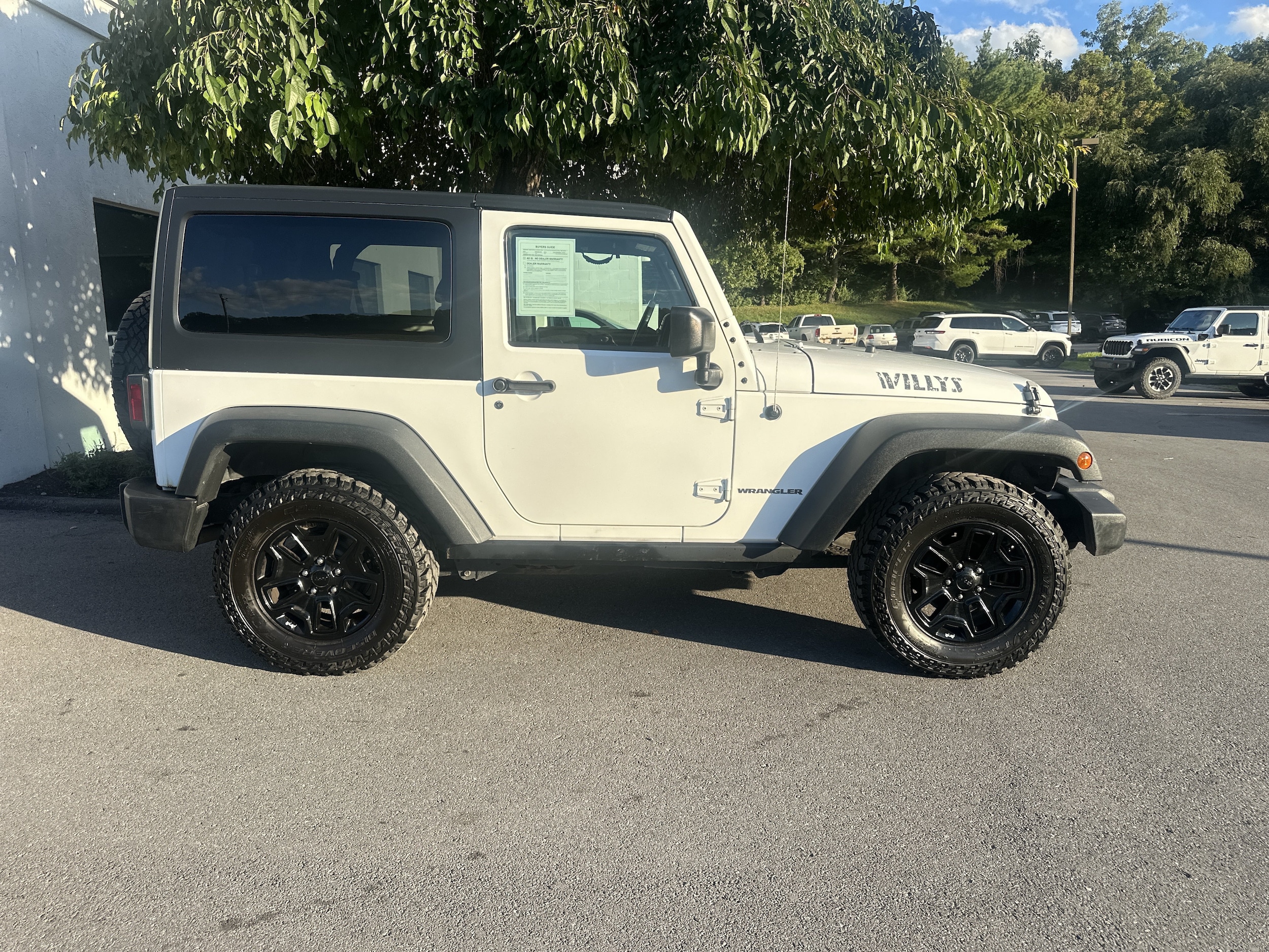 Used 2016 Jeep Wrangler Willys Wheeler with VIN 1C4AJWAG2GL114218 for sale in State College, PA