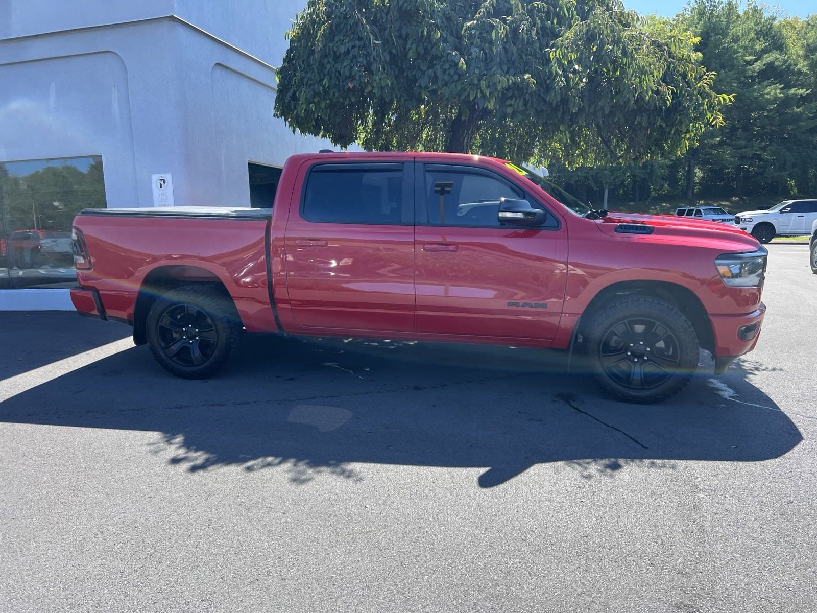 Used 2021 RAM Ram 1500 Pickup Big Horn/Lone Star with VIN 1C6SRFFT1MN594844 for sale in State College, PA