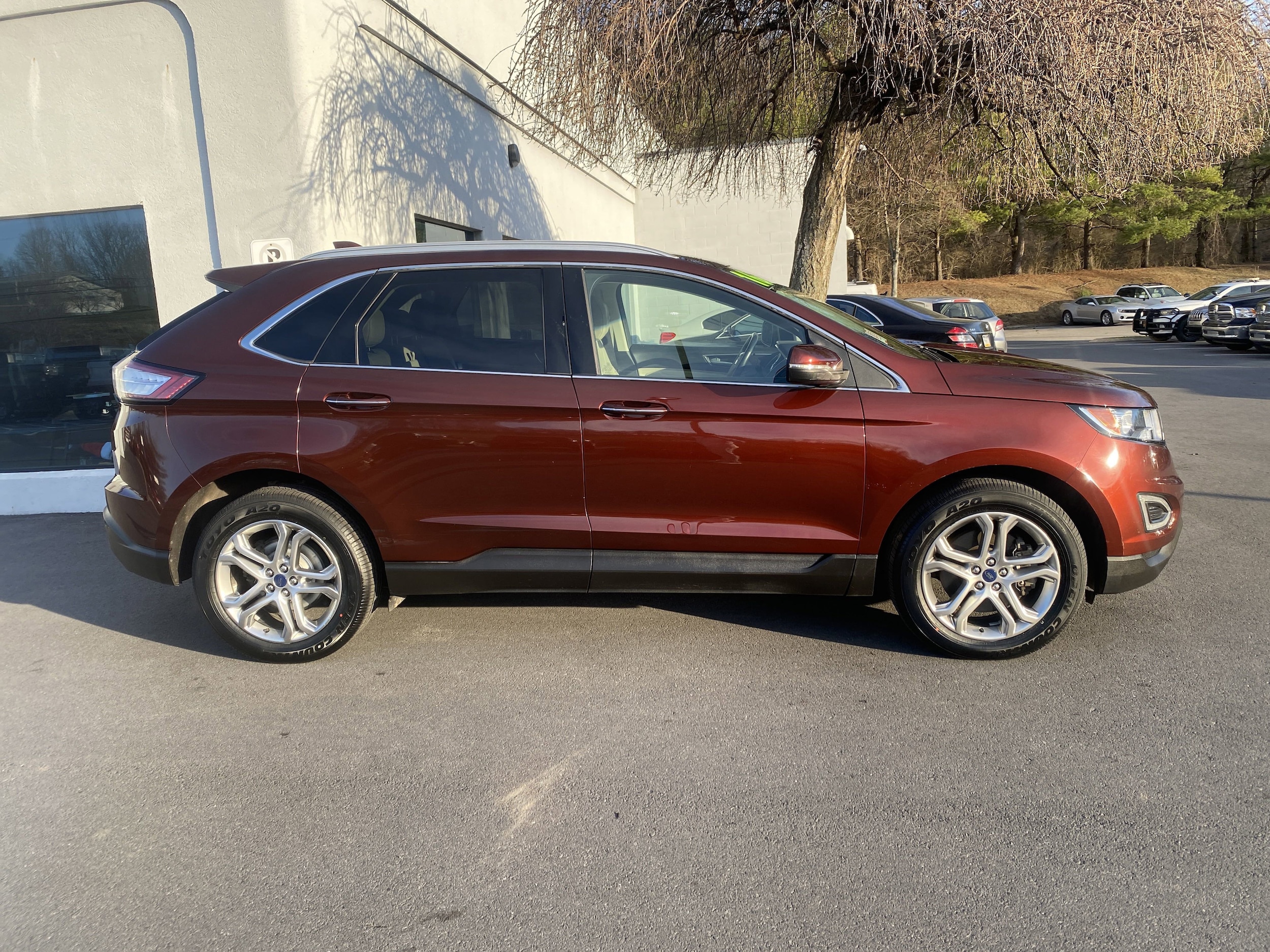 Used 2016 Ford Edge Titanium with VIN 2FMPK4K8XGBB43612 for sale in State College, PA