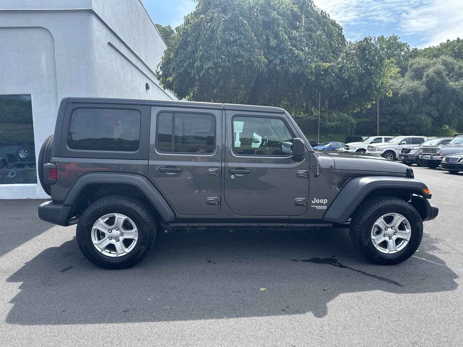 Used 2021 Jeep Wrangler Unlimited Sport S with VIN 1C4HJXDN5MW515500 for sale in State College, PA