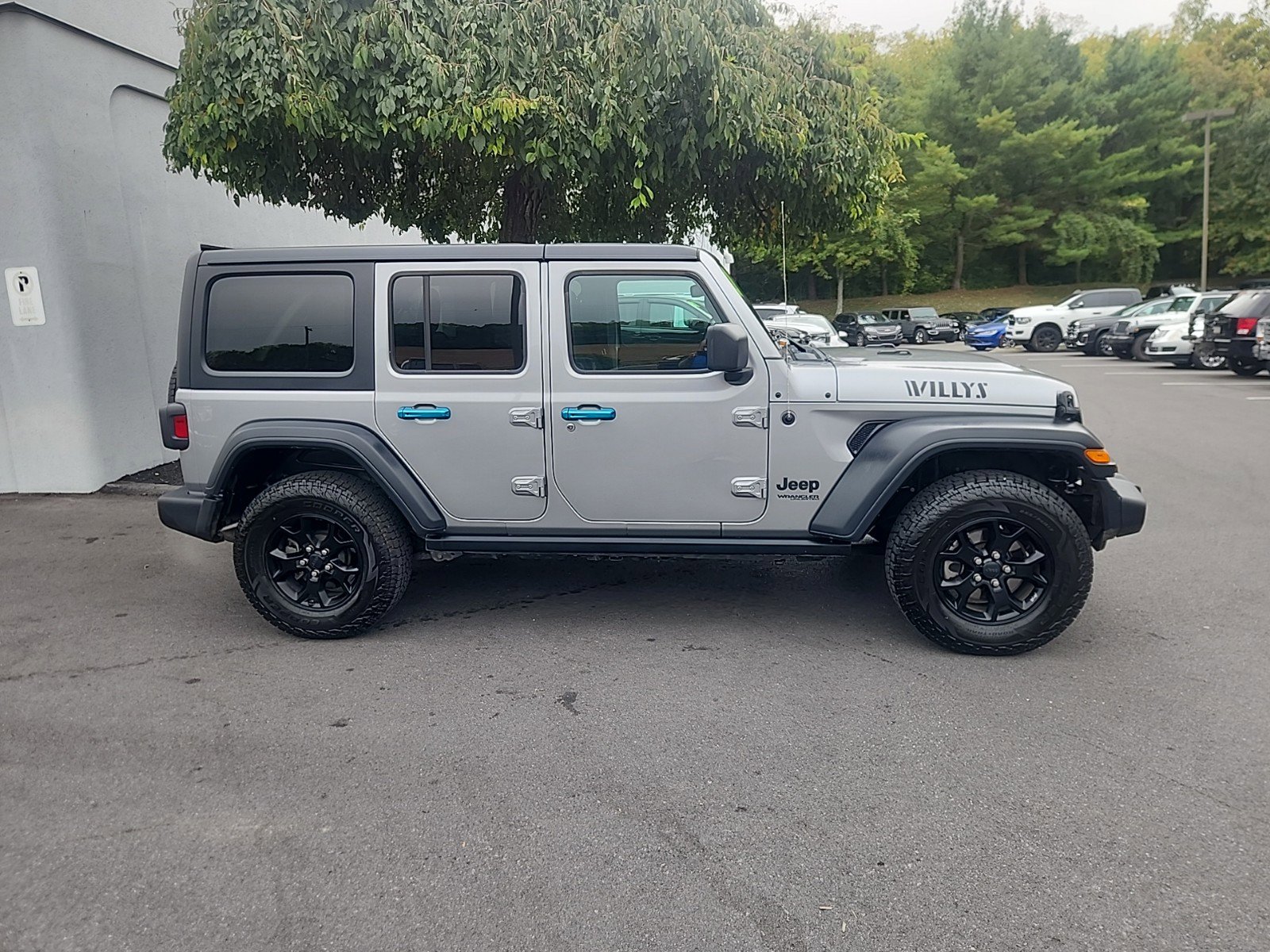 Used 2020 Jeep Wrangler Unlimited Willys with VIN 1C4HJXDNXLW174092 for sale in State College, PA