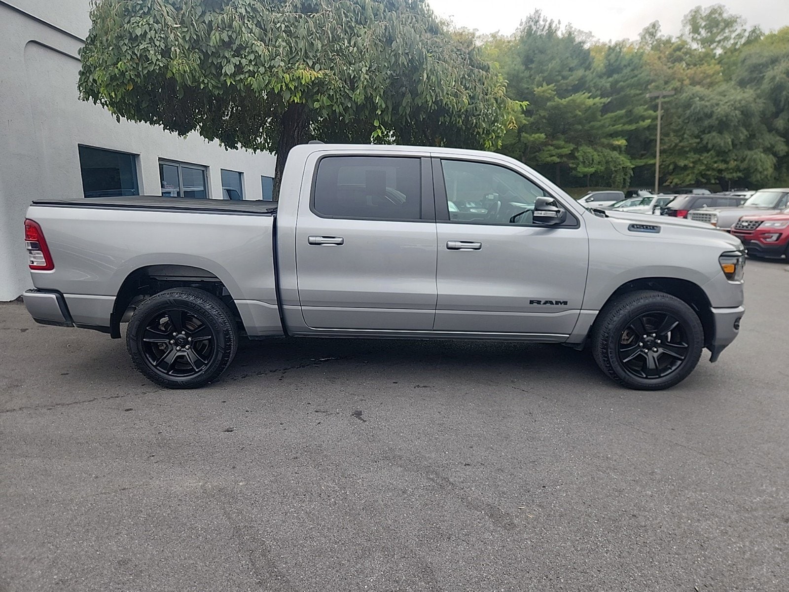 Used 2021 RAM Ram 1500 Pickup Big Horn/Lone Star with VIN 1C6SRFFT9MN595126 for sale in State College, PA