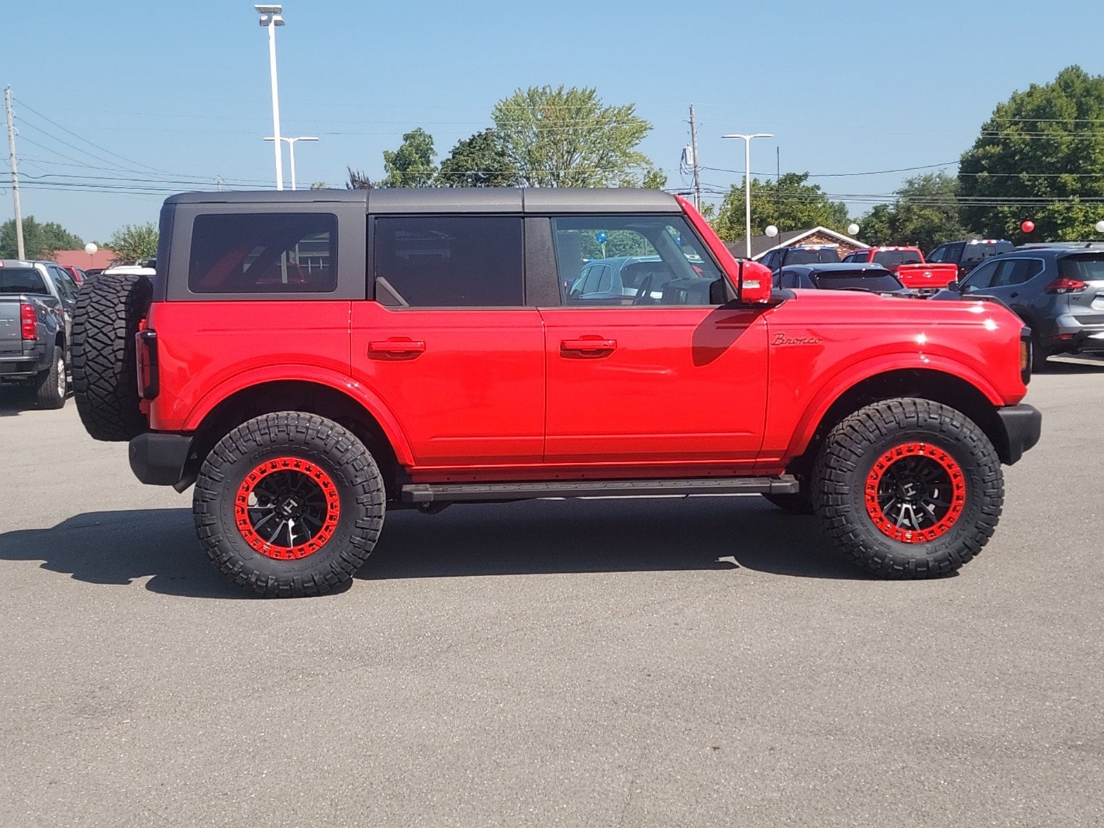 Used 2023 Ford Bronco 4-Door Outer Banks with VIN 1FMDE5BH0PLB51203 for sale in Lewisburg, PA