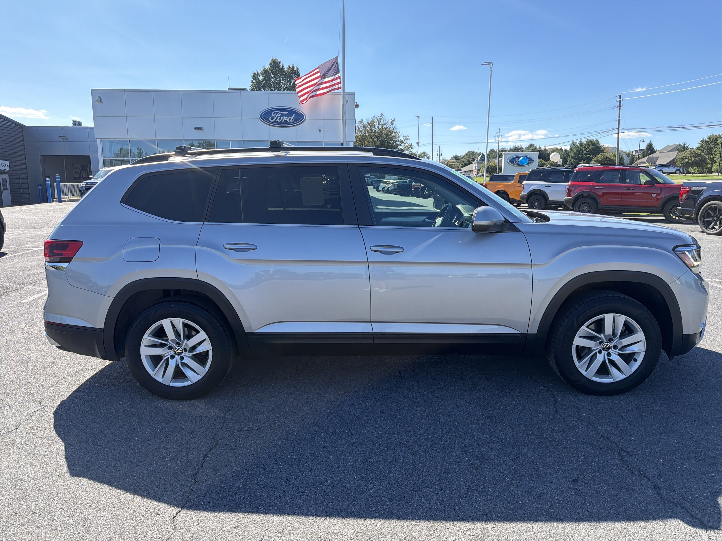 Used 2021 Volkswagen Atlas S with VIN 1V2GP2CAXMC512121 for sale in Lewisburg, PA