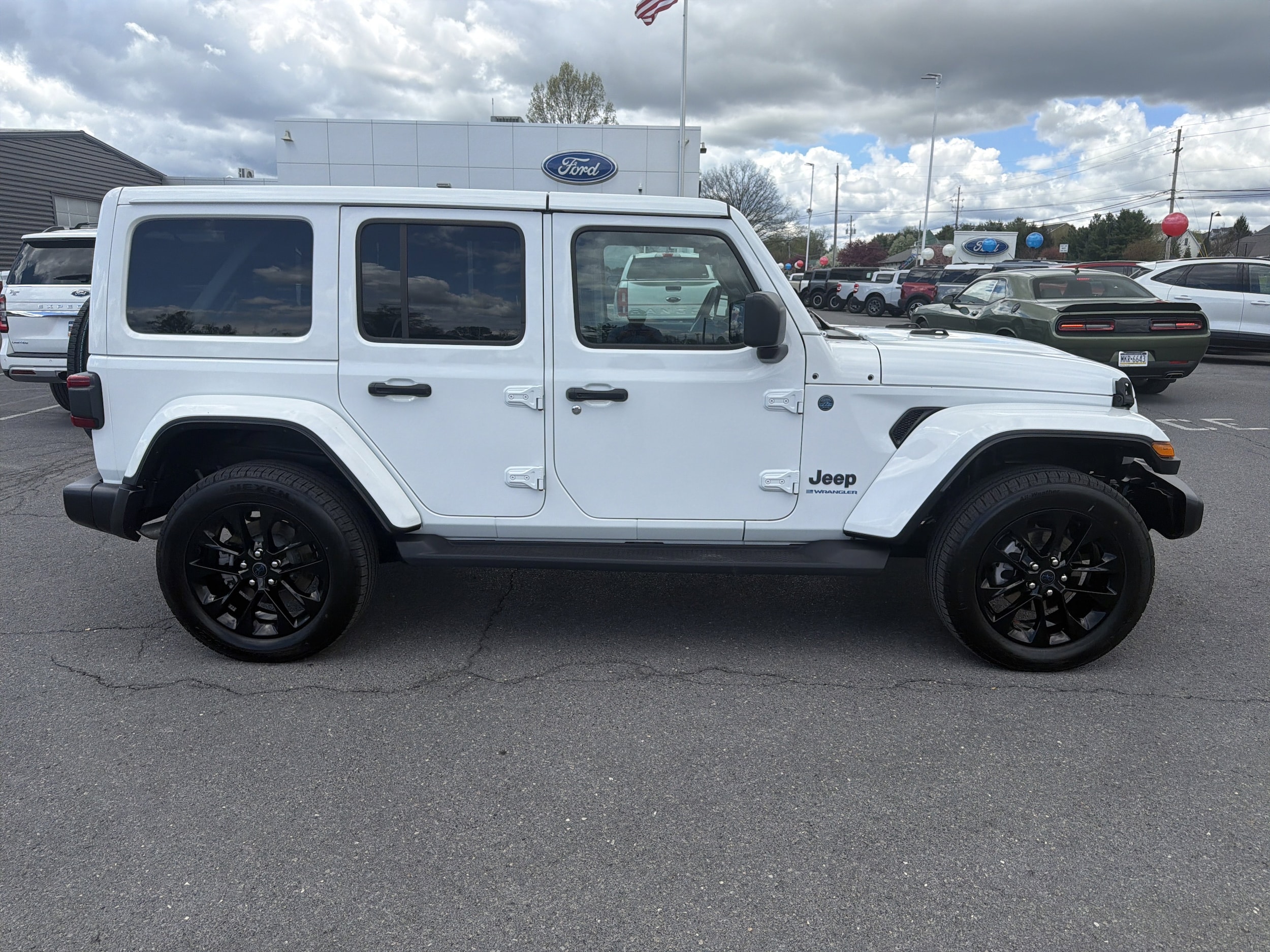 Used 2025 Jeep Wrangler 4xe Sahara 4XE with VIN 1C4RJXP6XSW578128 for sale in Lewisburg, PA