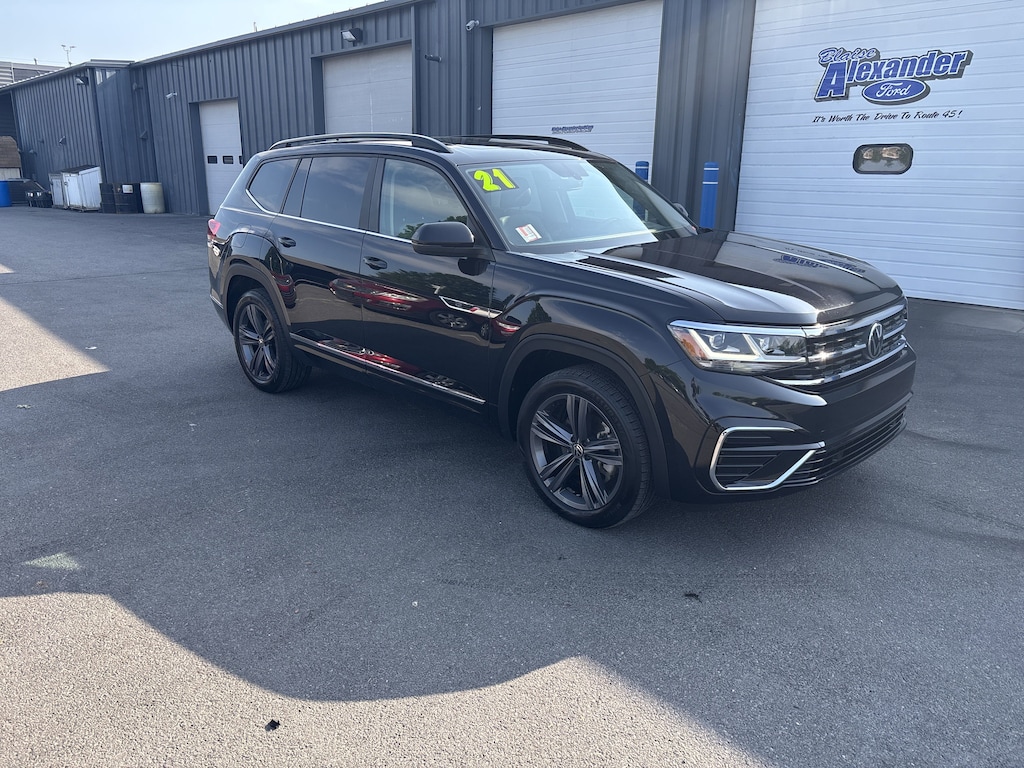 Used 2021 Volkswagen Atlas 3.6L V6 SE w/Technology R-Line 4MOTION SUV
