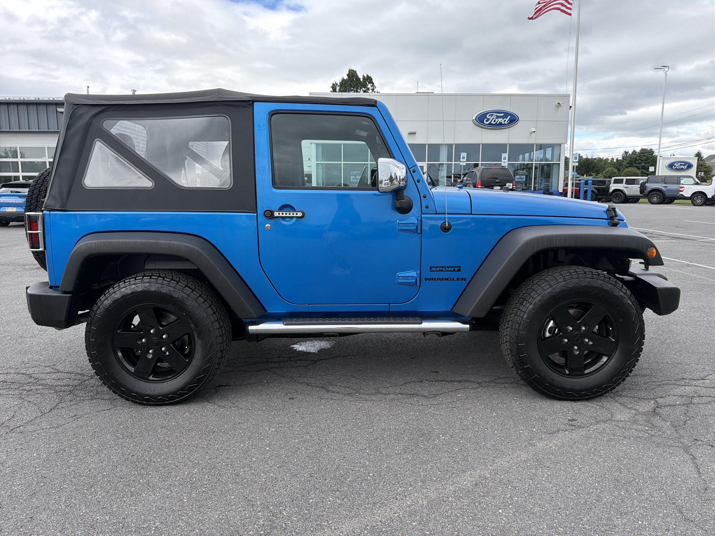 Used 2016 Jeep Wrangler Sport with VIN 1C4AJWAG8GL261689 for sale in Mansfield, PA