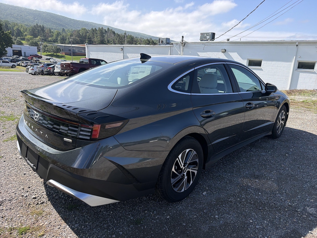 New 2026 Hyundai Sonata Hybrid Blue Sedan