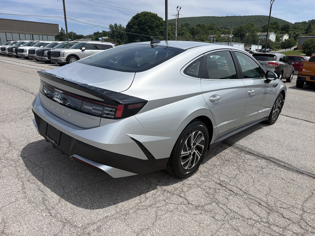 New 2026 Hyundai Sonata Hybrid Blue Sedan