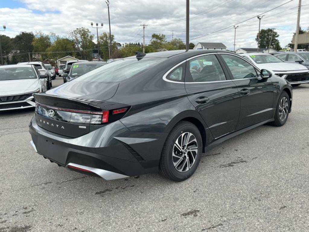 New 2026 Hyundai Sonata Hybrid Blue Sedan