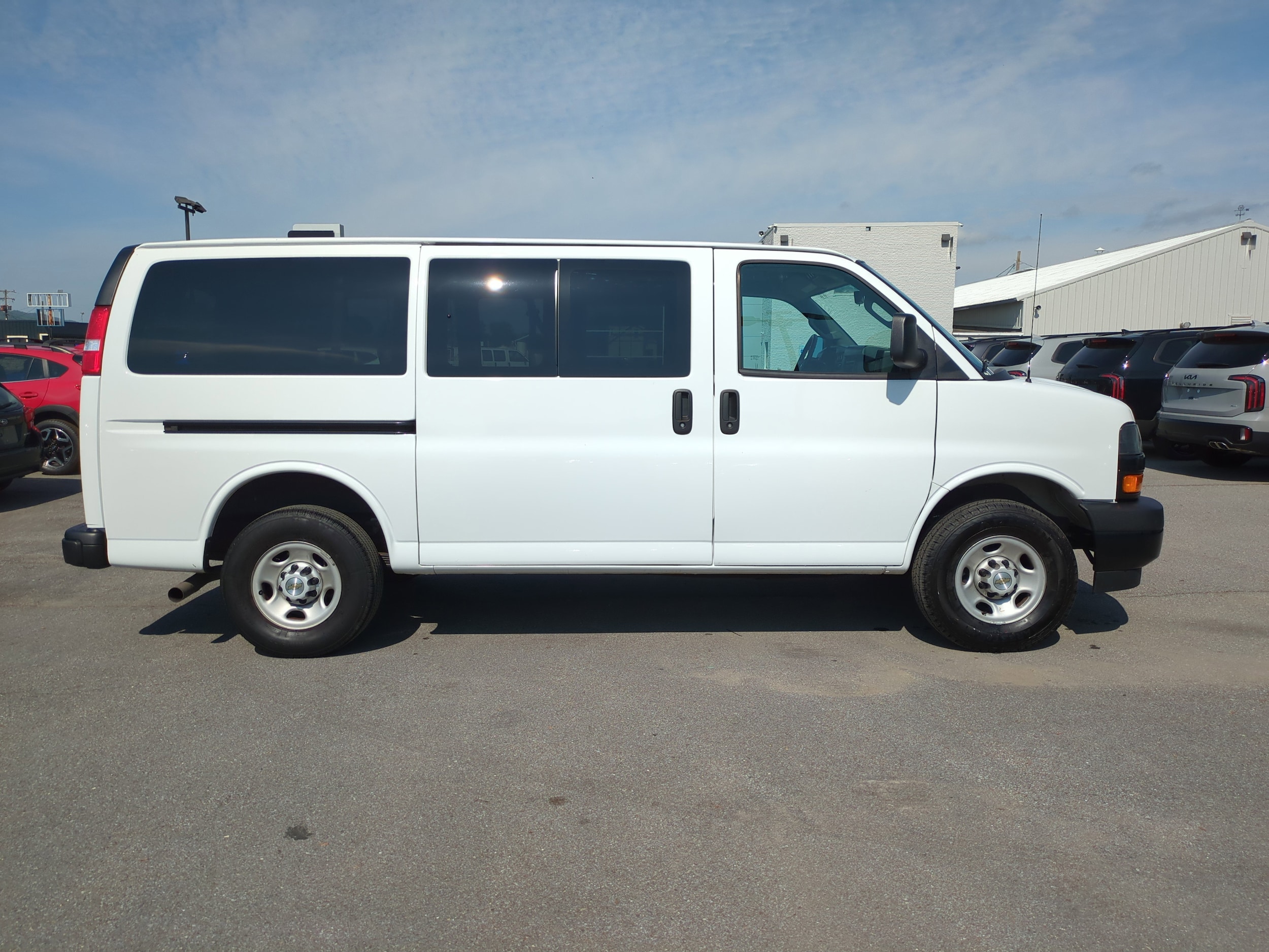 Used 2023 Chevrolet Express Passenger LS with VIN 1GAZGLFP3P1144843 for sale in Montoursville, PA