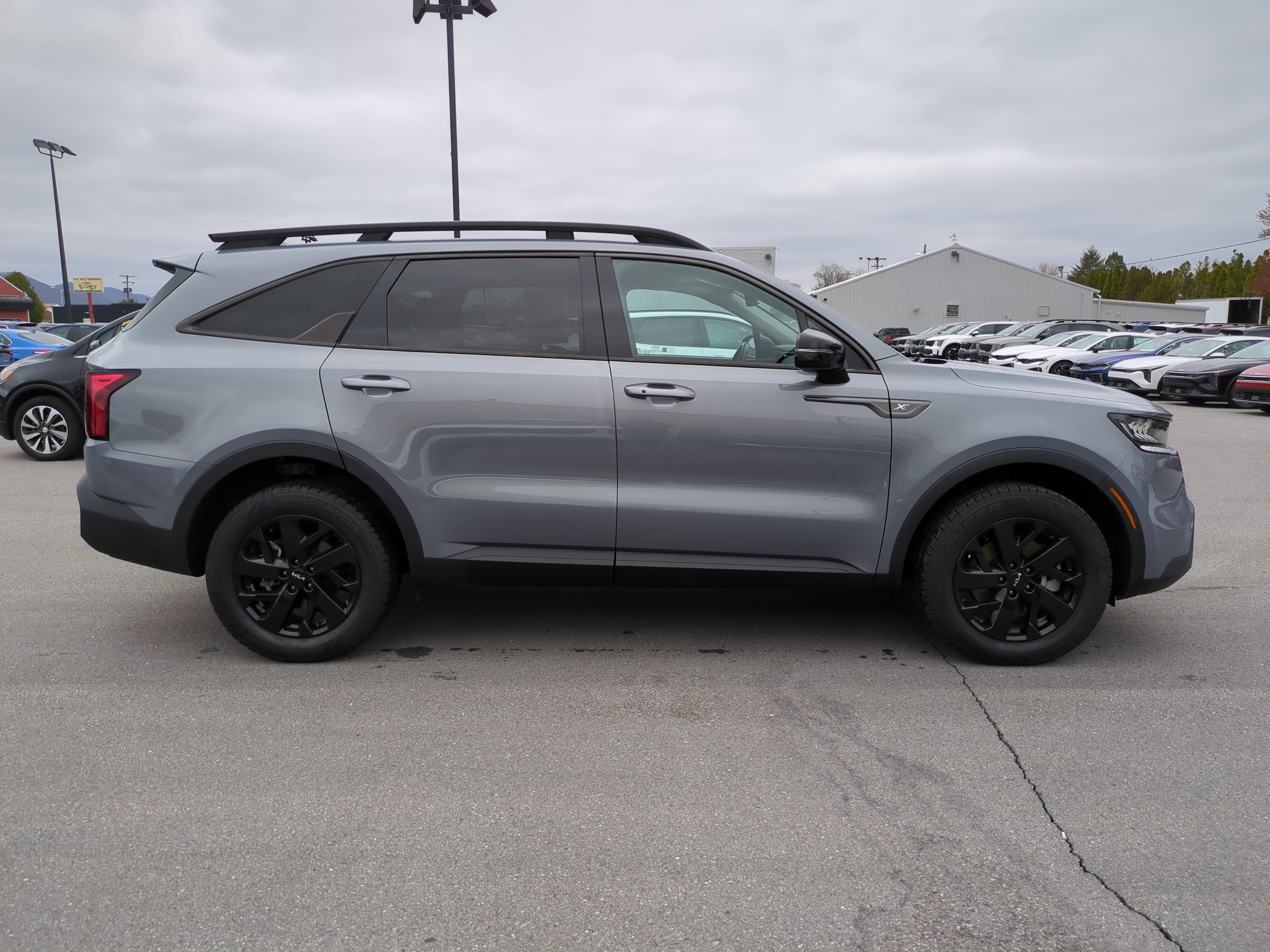 Certified 2022 Kia Sorento X-Line S with VIN 5XYRLDLC3NG146907 for sale in Montoursville, PA
