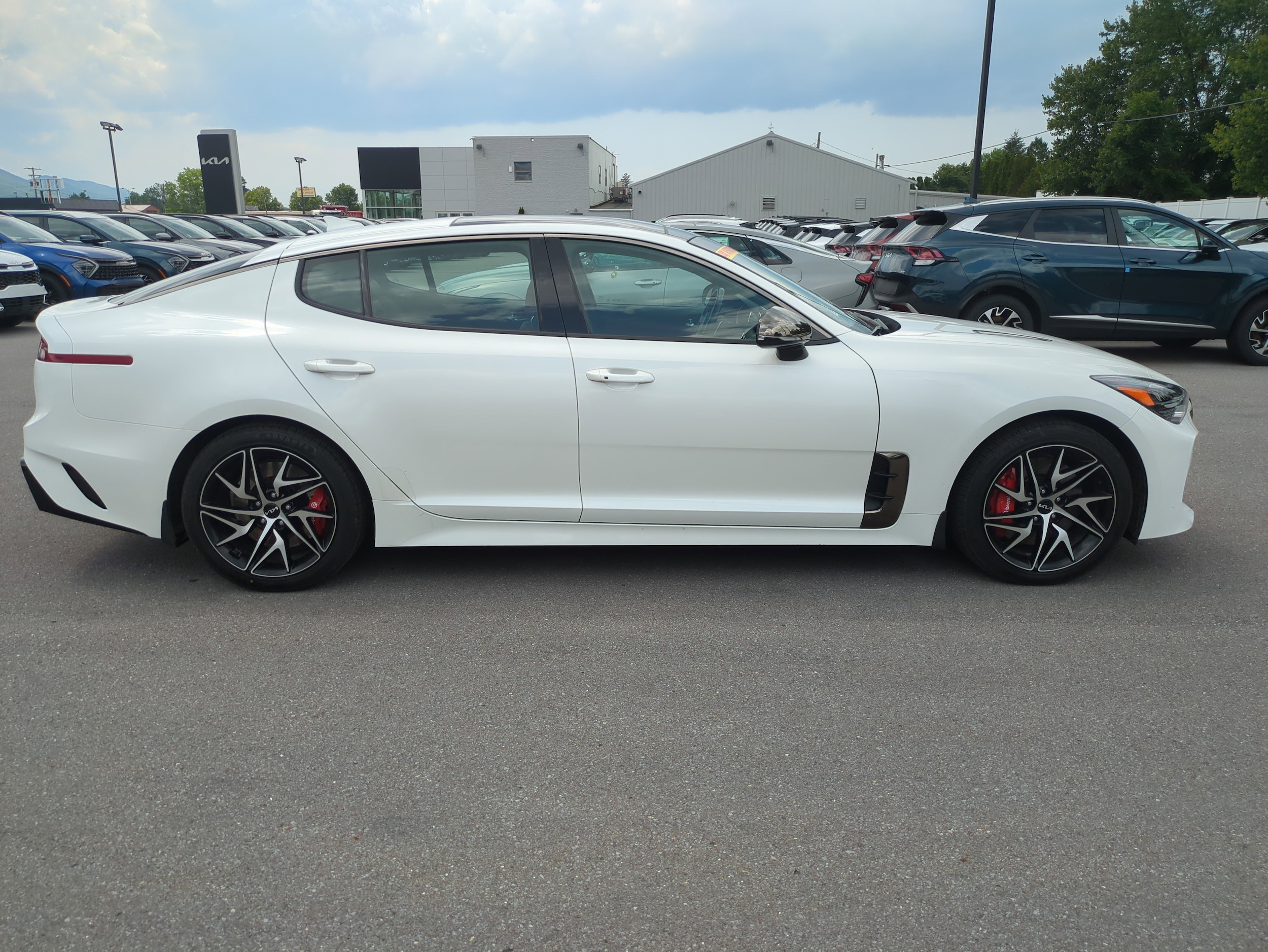 Used 2022 Kia Stinger GT-Line with VIN KNAE35LDXN6118891 for sale in Montoursville, PA
