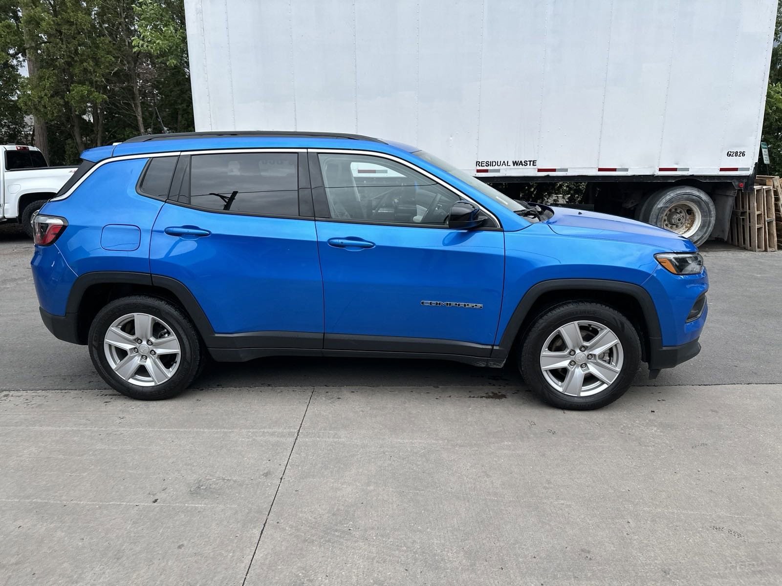 Used 2022 Jeep Compass Latitude with VIN 3C4NJCBB4NT229035 for sale in Montoursville, PA