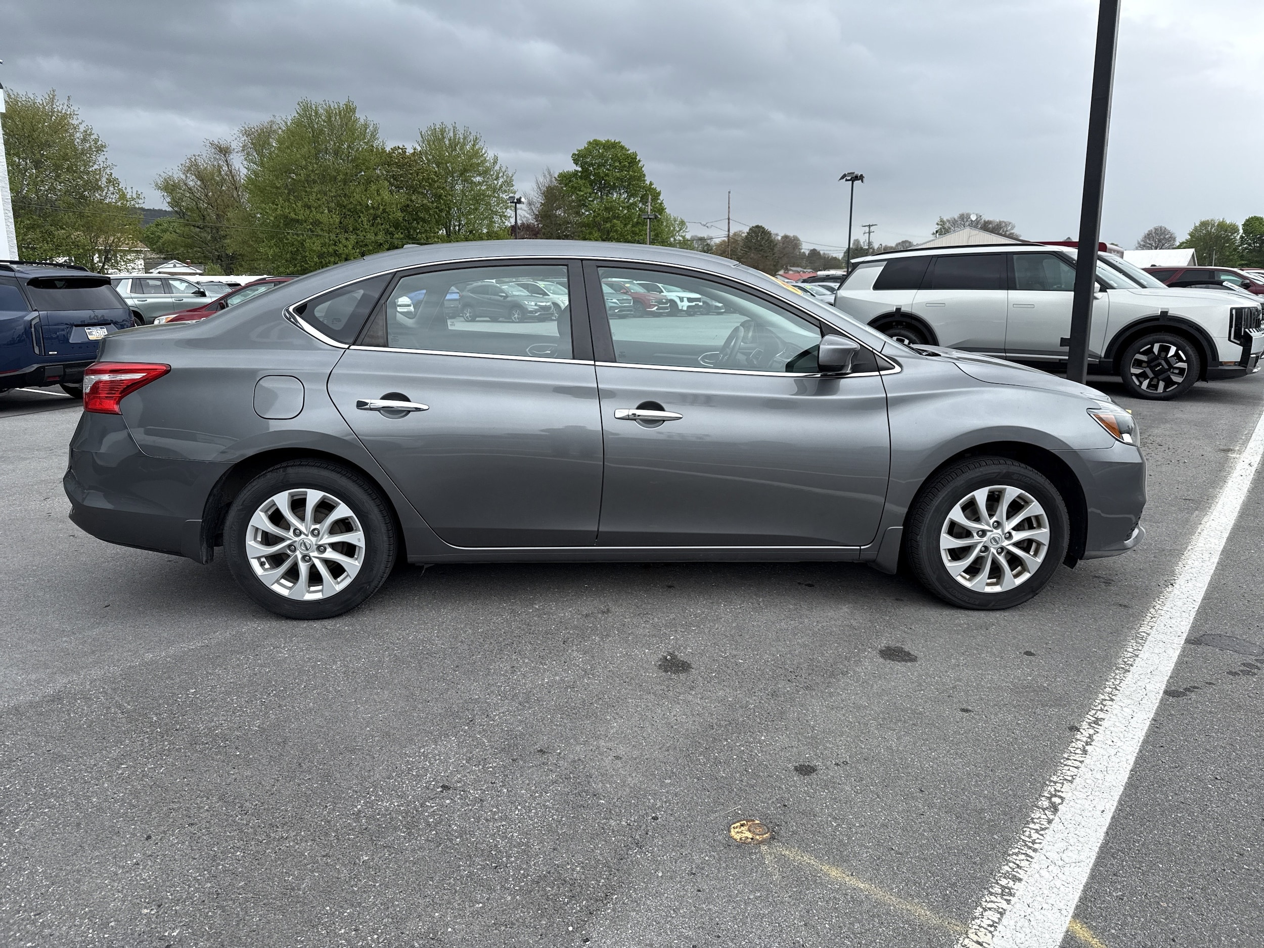 Used 2019 Nissan Sentra SV with VIN 3N1AB7AP8KY214099 for sale in Montoursville, PA
