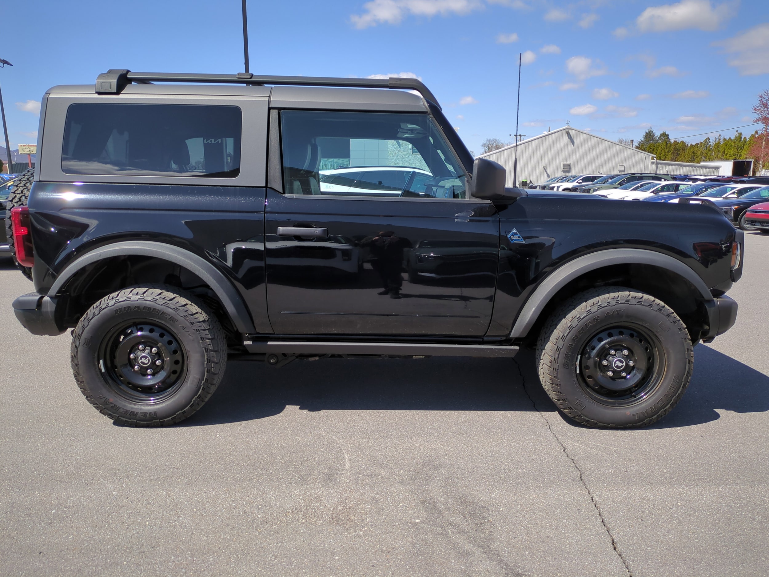 Used 2022 Ford Bronco 2-Door Black Diamond with VIN 1FMDE5AP9NLA74854 for sale in Montoursville, PA