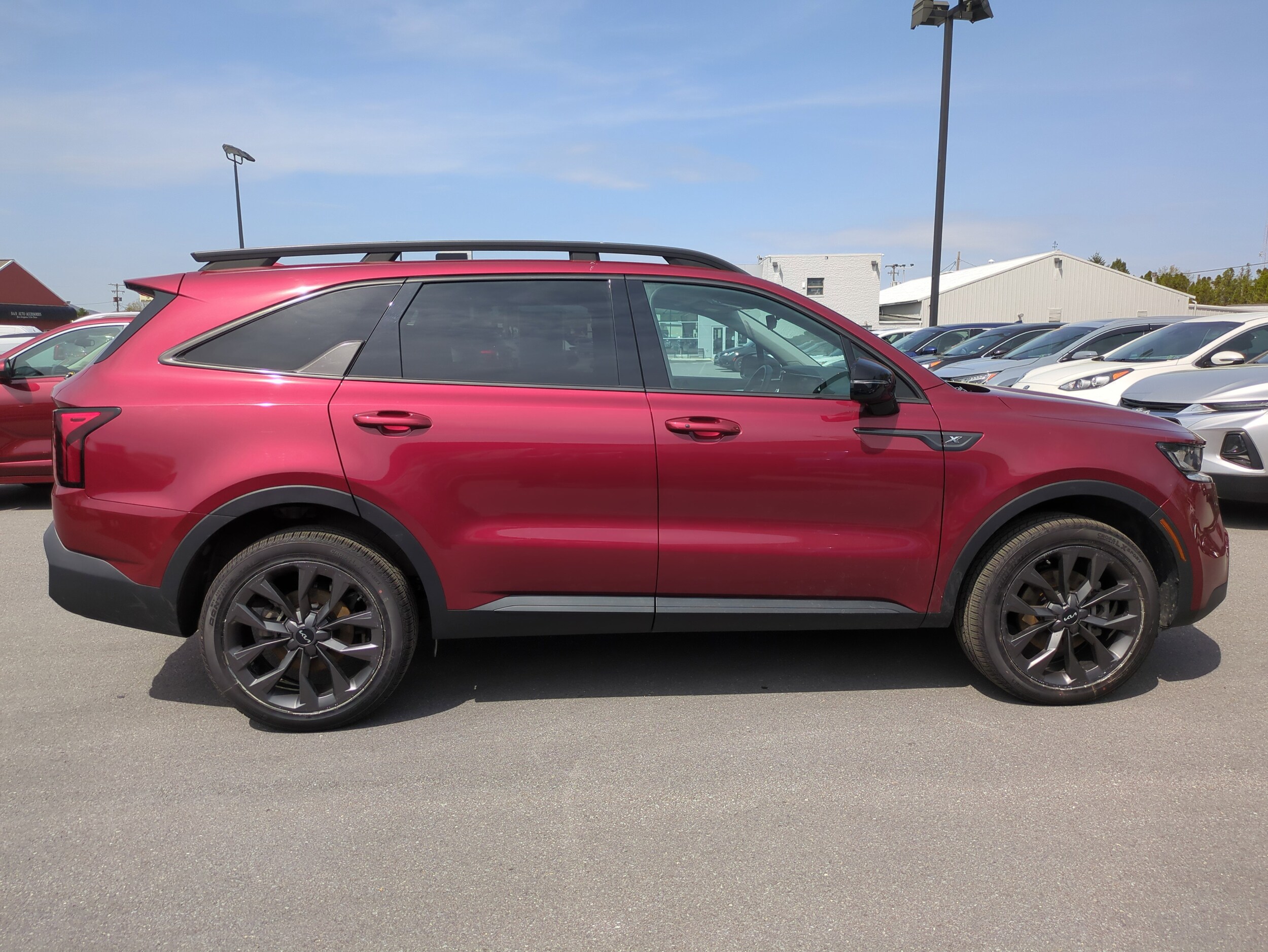 Certified 2022 Kia Sorento X-Line EX with VIN 5XYRHDLF6NG075861 for sale in Montoursville, PA