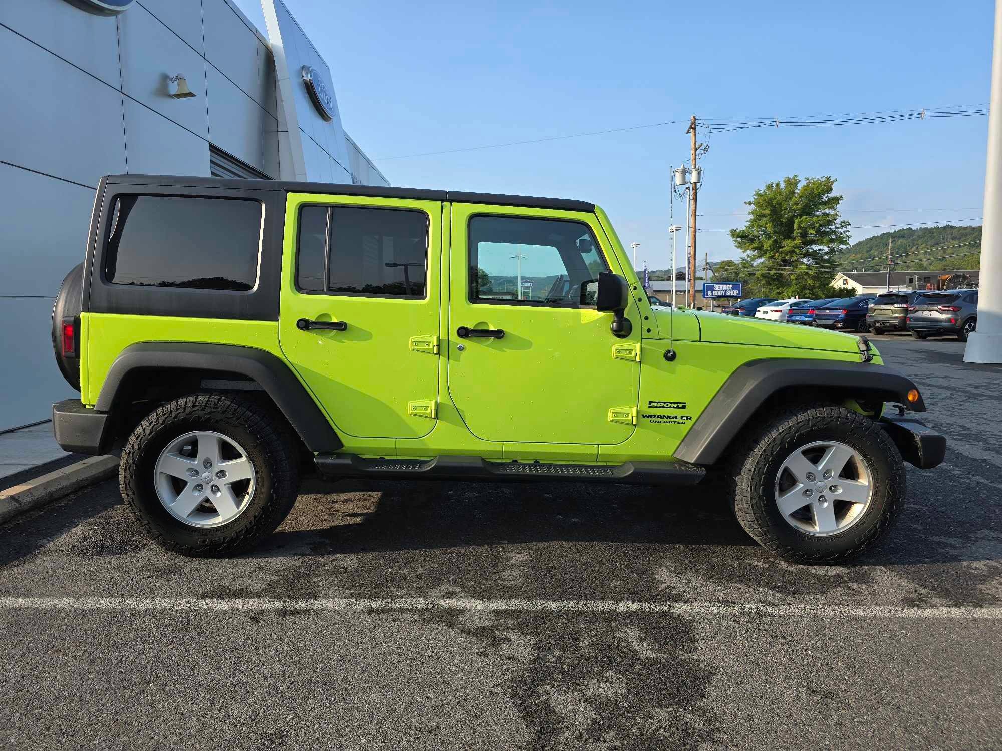 Used 2017 Jeep Wrangler Unlimited Sport S with VIN 1C4BJWDG7HL521680 for sale in Mansfield, PA