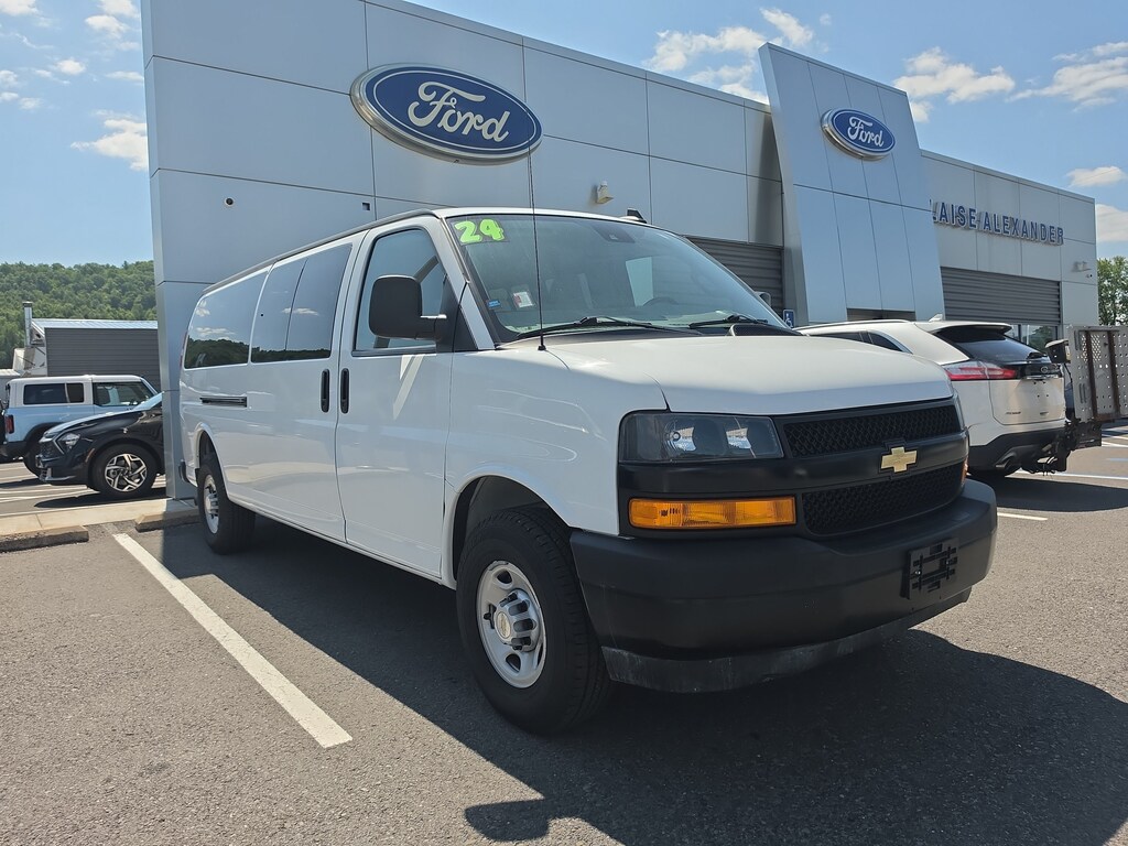 Used 2024 Chevrolet Express Passenger LS Van Extended Passenger Van