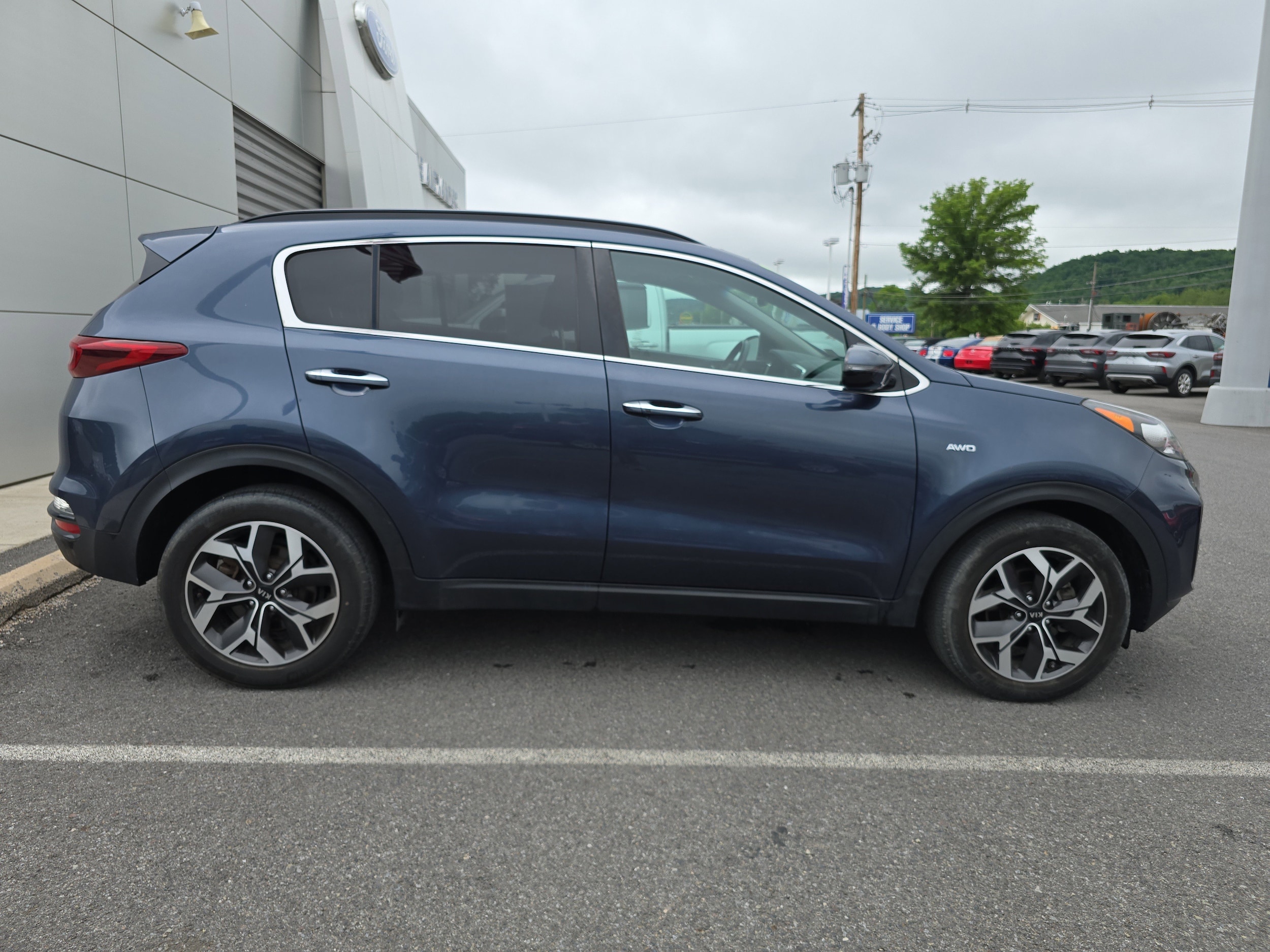 Used 2021 Kia Sportage EX with VIN KNDPNCAC6M7899504 for sale in Mansfield, PA