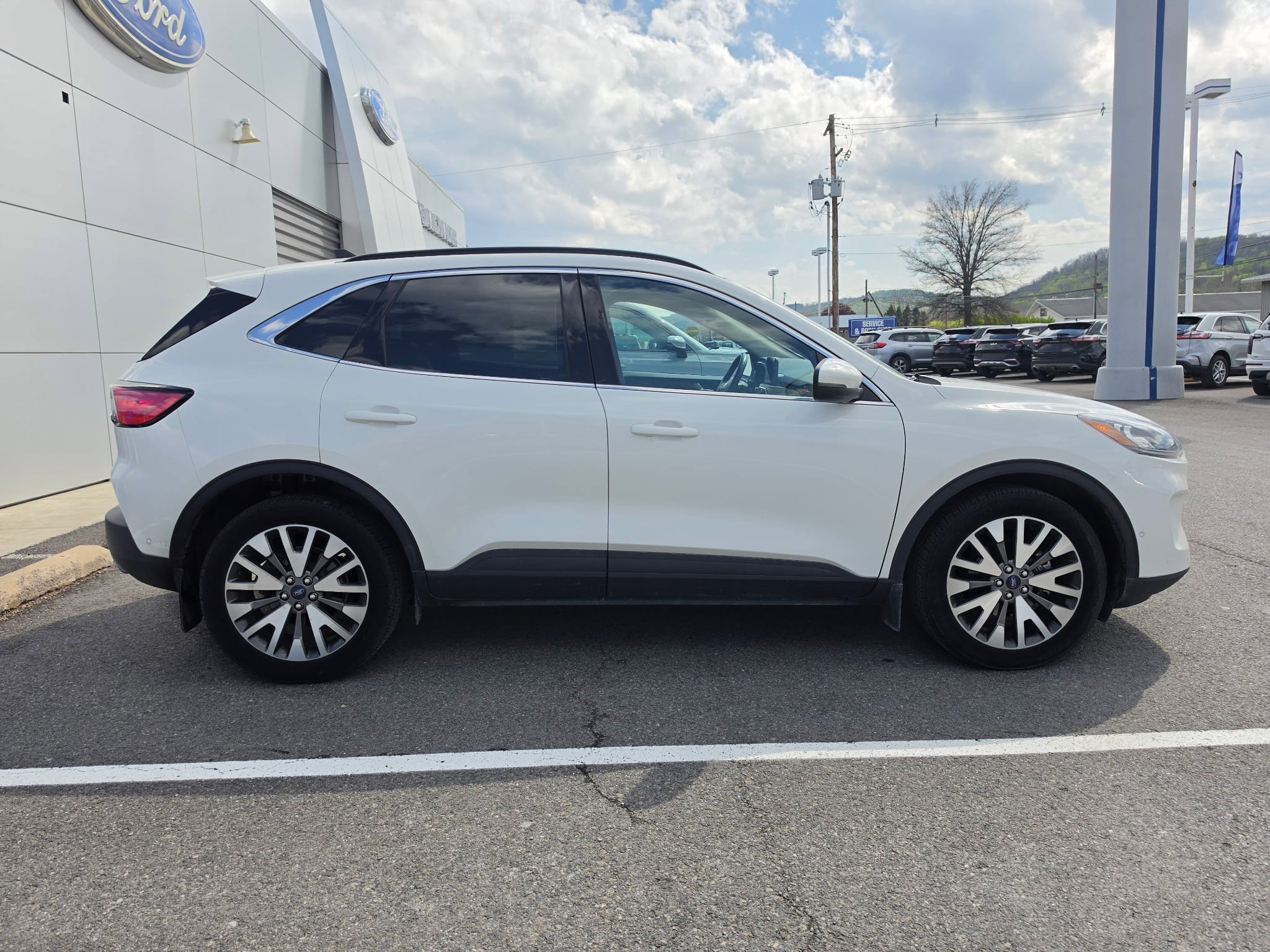 Used 2020 Ford Escape Titanium with VIN 1FMCU9J90LUC27863 for sale in Mansfield, PA