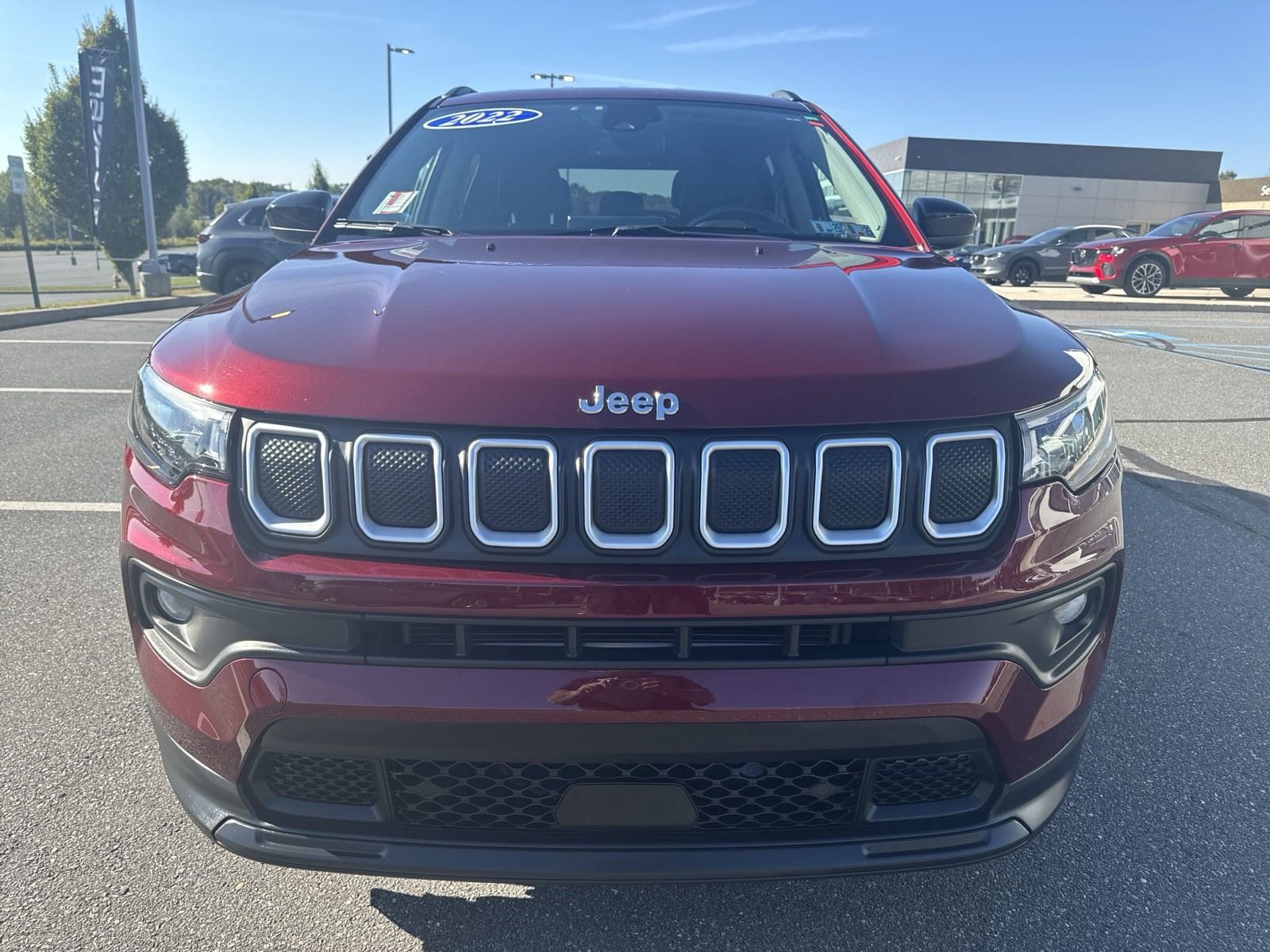 Used 2022 Jeep Compass Latitude Lux with VIN 3C4NJDFB3NT117634 for sale in Wilkes-Barre, PA