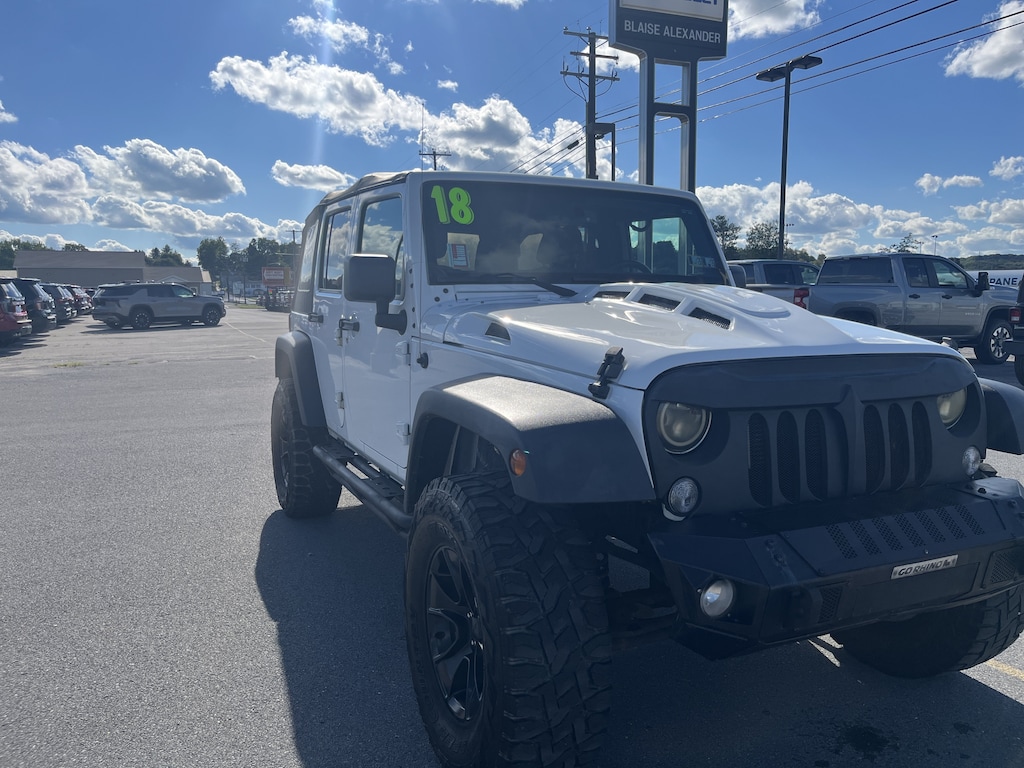 Used 2018 Jeep Wrangler JK Unlimited Sport S SUV