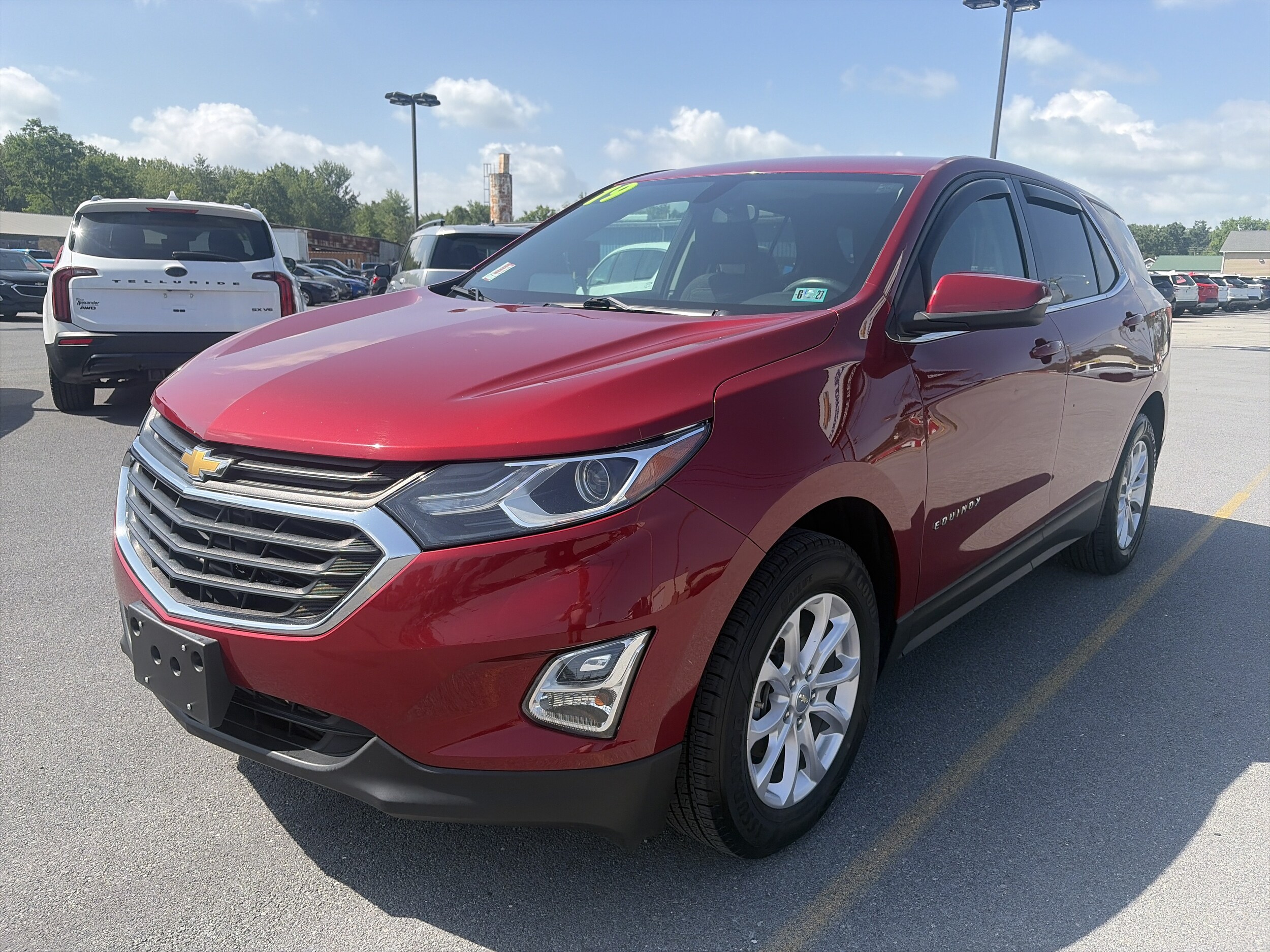 Used 2019 Chevrolet Equinox LT with VIN 3GNAXUEV7KS670885 for sale in Montoursville, PA