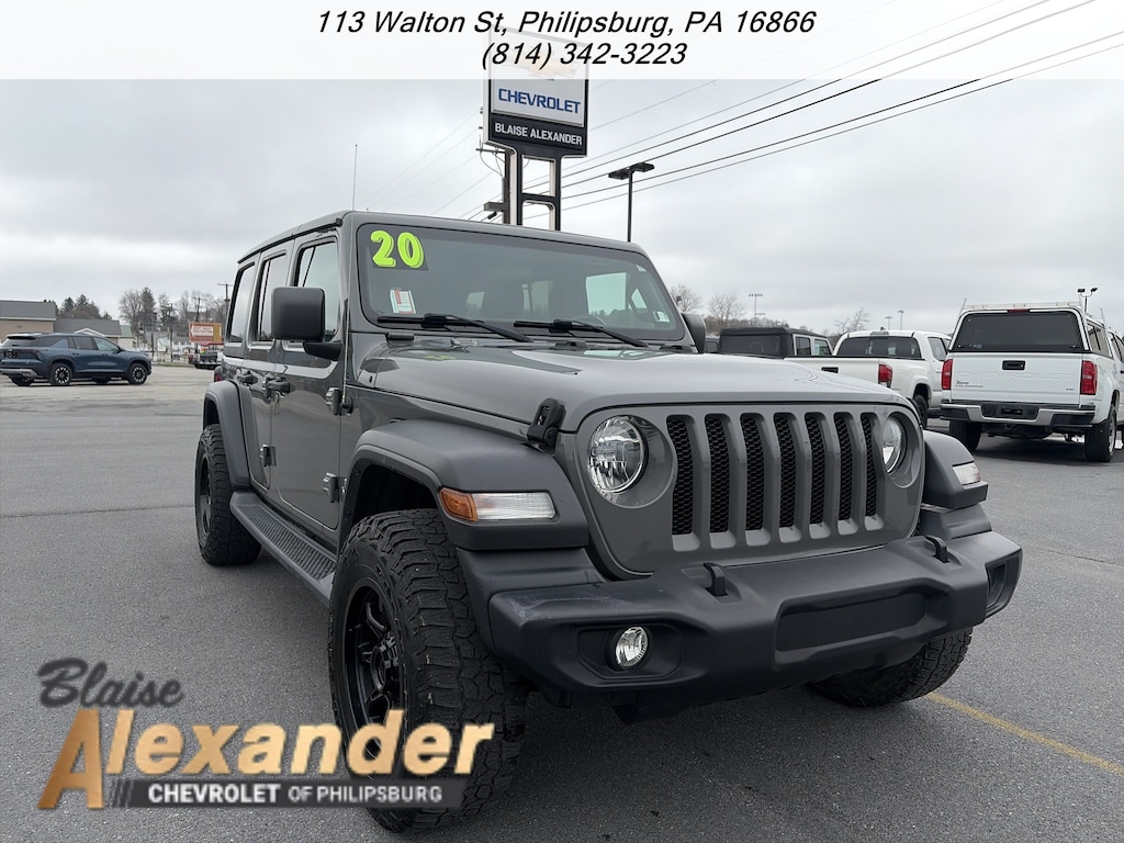 Used 2020 Jeep Wrangler Unlimited Sport S SUV
