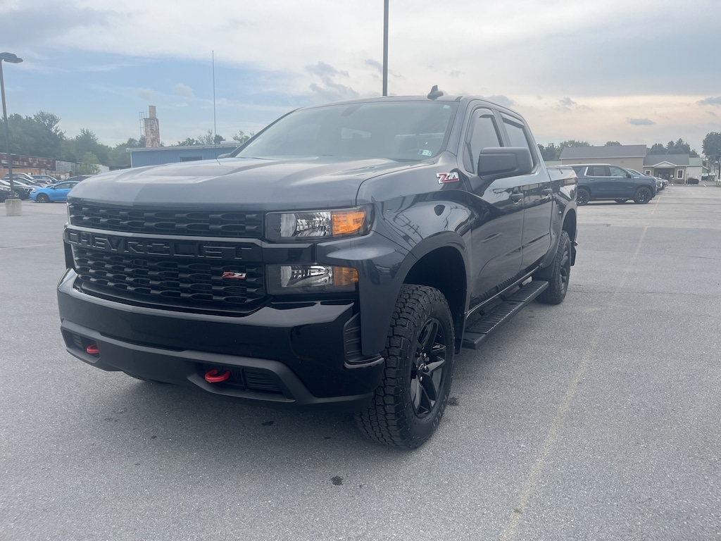 Used 2021 Chevrolet Silverado 1500 Custom Trail Boss Truck Crew Cab