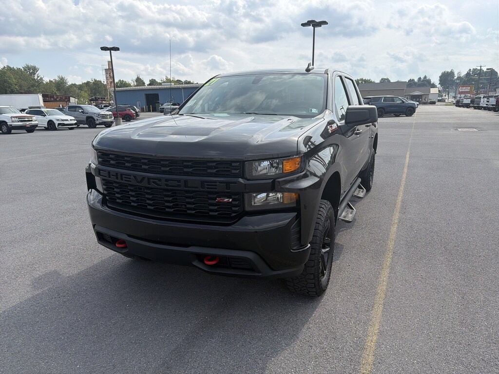 Used 2021 Chevrolet Silverado 1500 Custom Trail Boss Truck Crew Cab