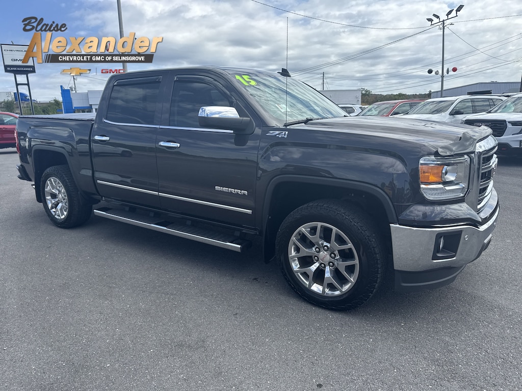 Used 2015 GMC Sierra 1500 SLT Crew Cab Value Package Truck Crew Cab