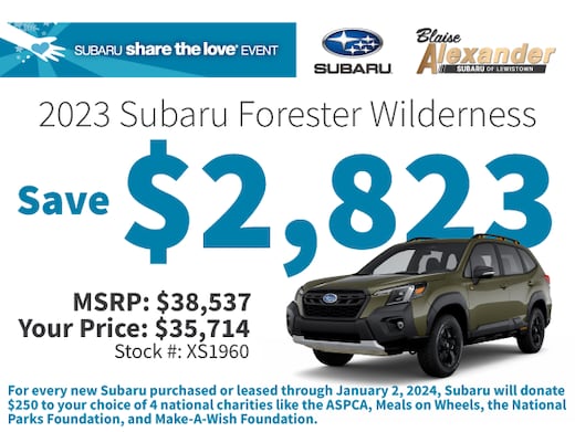 Build and Price Your Subaru Today