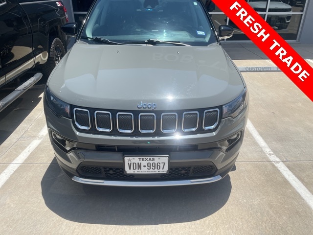 Used 2022 Jeep Compass Limited with VIN 3C4NJDCB3NT144787 for sale in Denison, TX