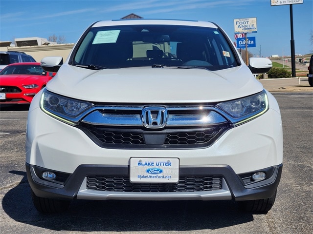Used 2019 Honda CR-V EX-L with VIN 5J6RW1H8XKA022794 for sale in Denison, TX