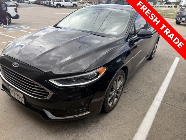 Used 2020 Ford Fusion SEL with VIN 3FA6P0CD7LR206513 for sale in Denison, TX